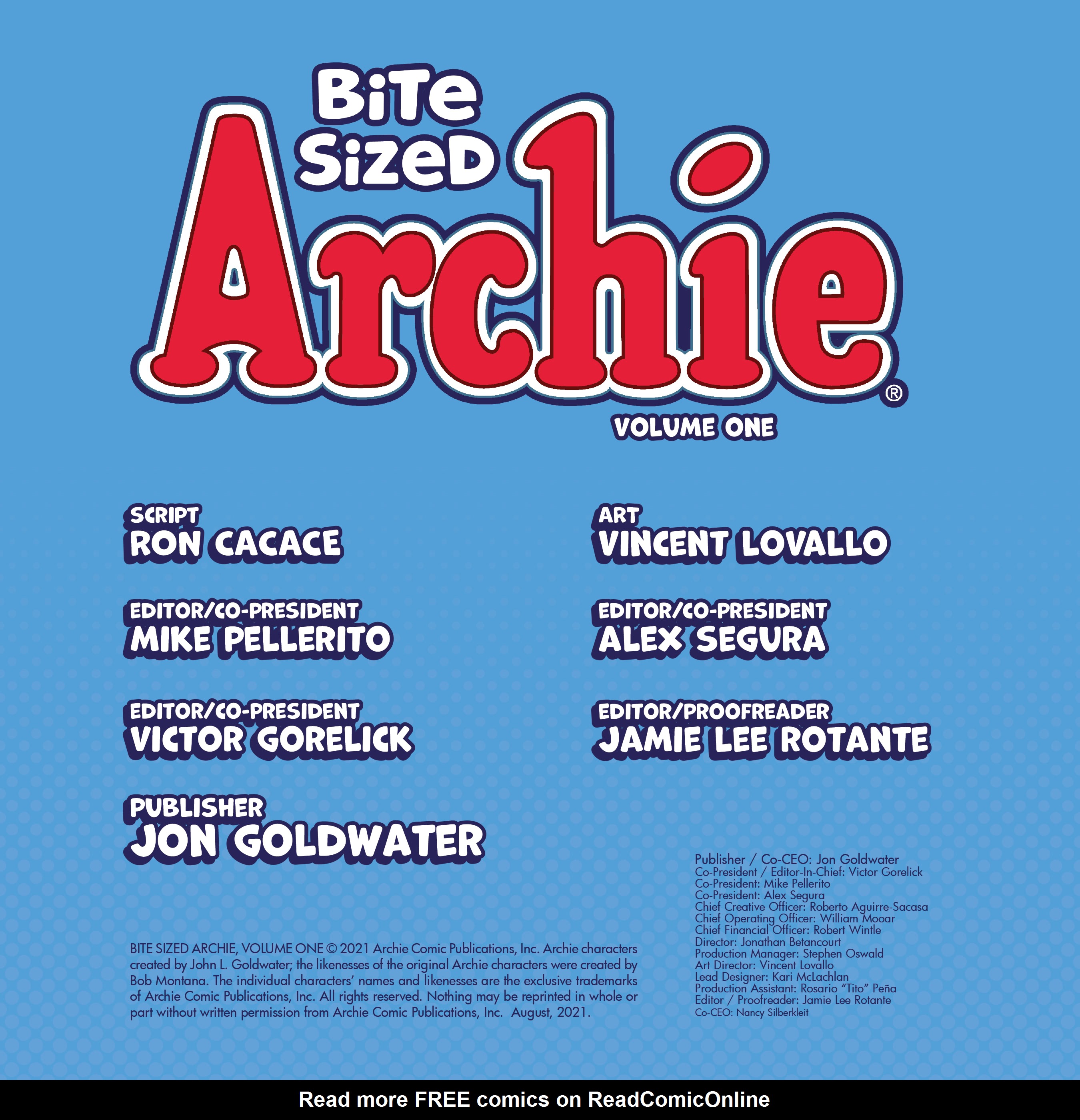 Read online Bite Sized Archie comic -  Issue #1 - 2