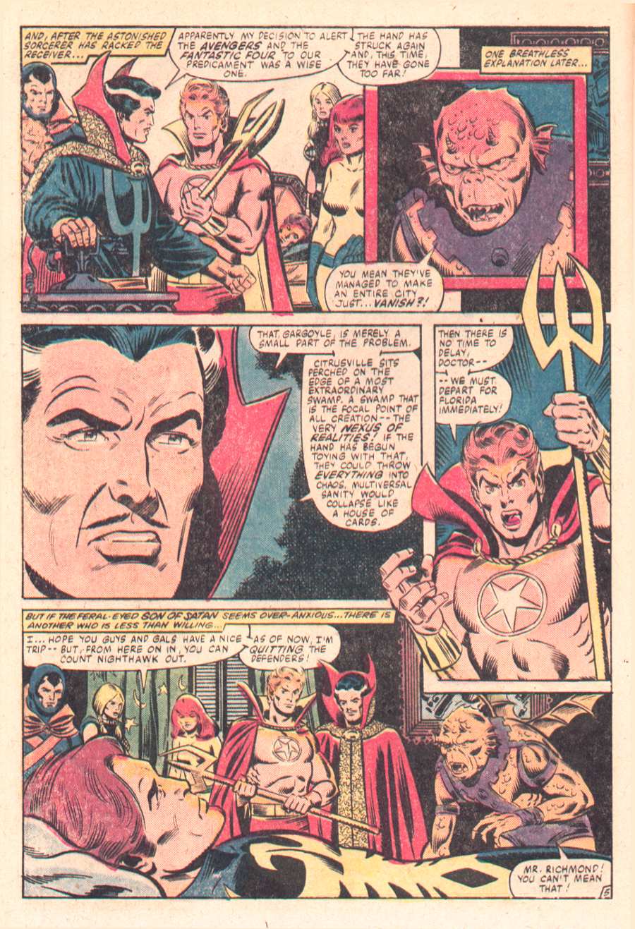 Read online The Defenders (1972) comic -  Issue #98 - 6