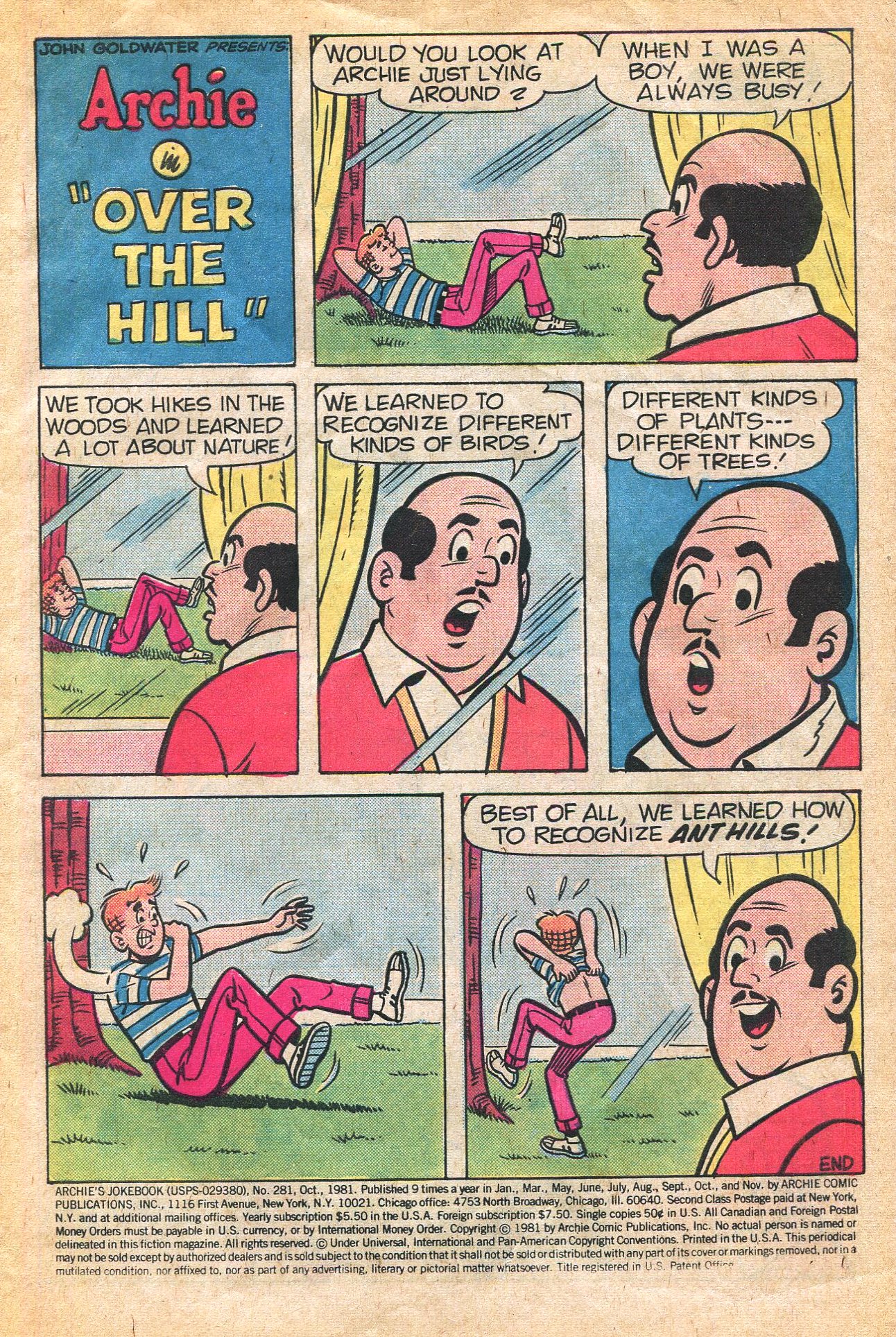 Read online Archie's Joke Book Magazine comic -  Issue #281 - 3