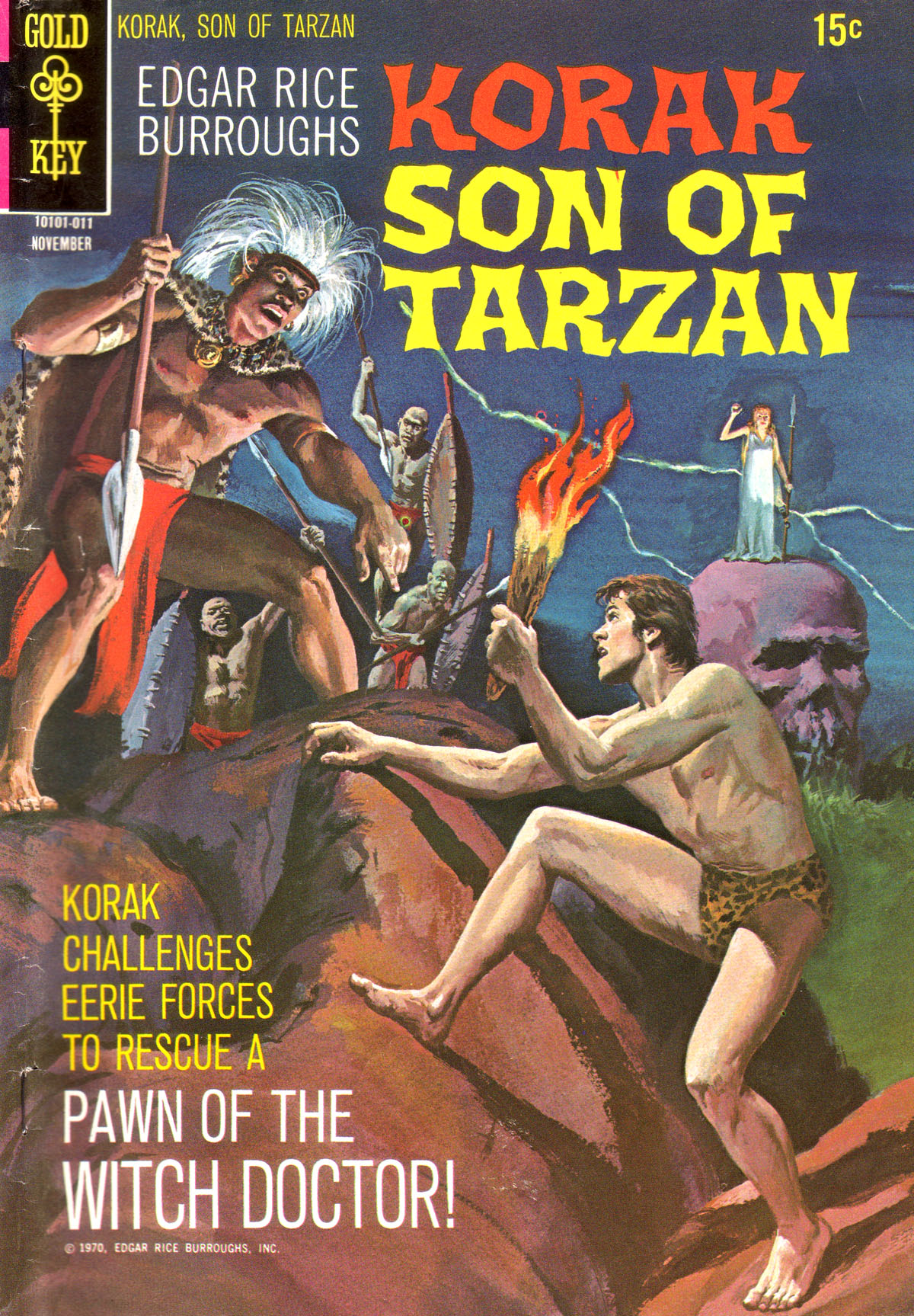 Read online Korak, Son of Tarzan (1964) comic -  Issue #38 - 1