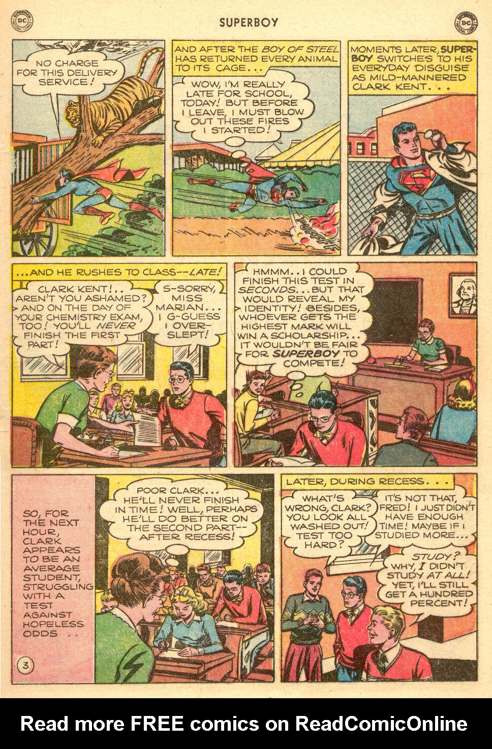 Read online Superboy (1949) comic -  Issue #9 - 16