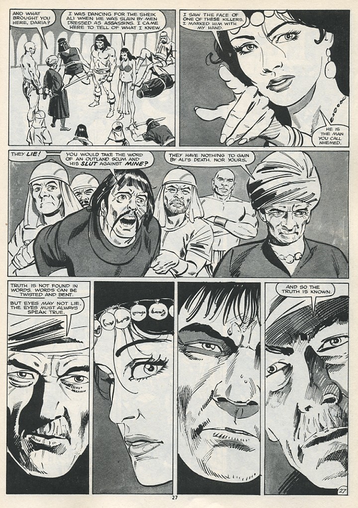Read online The Savage Sword Of Conan comic -  Issue #177 - 29