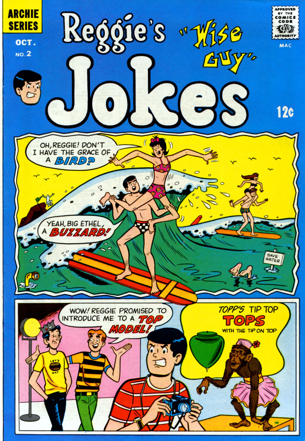 Read online Reggie's Wise Guy Jokes comic -  Issue #2 - 1