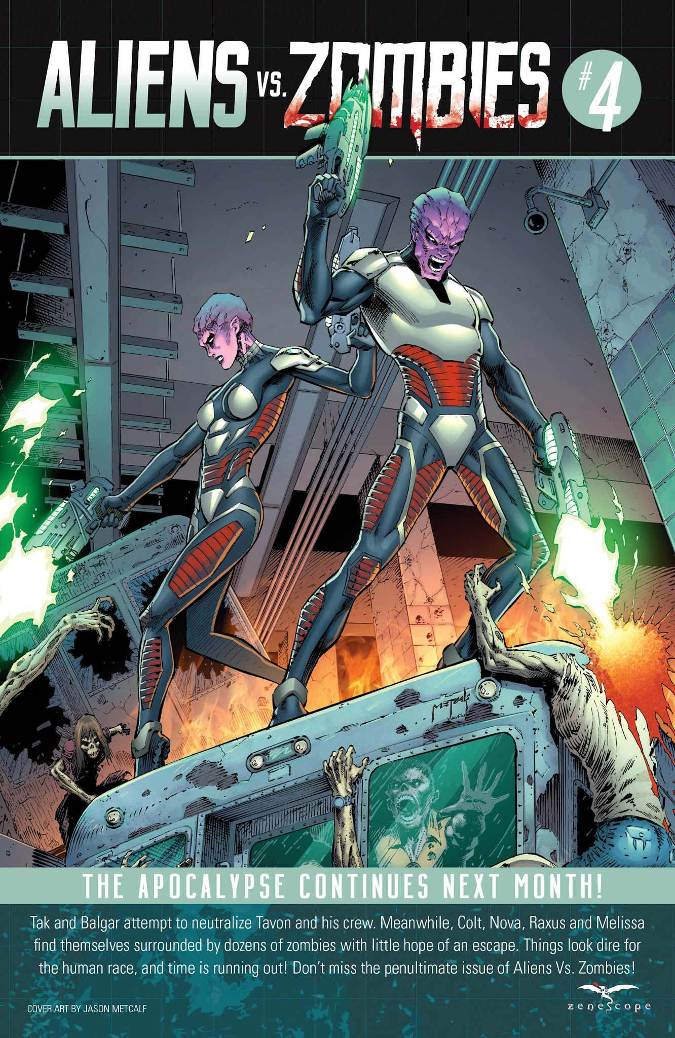 Read online Aliens vs. Zombies comic -  Issue #3 - 25