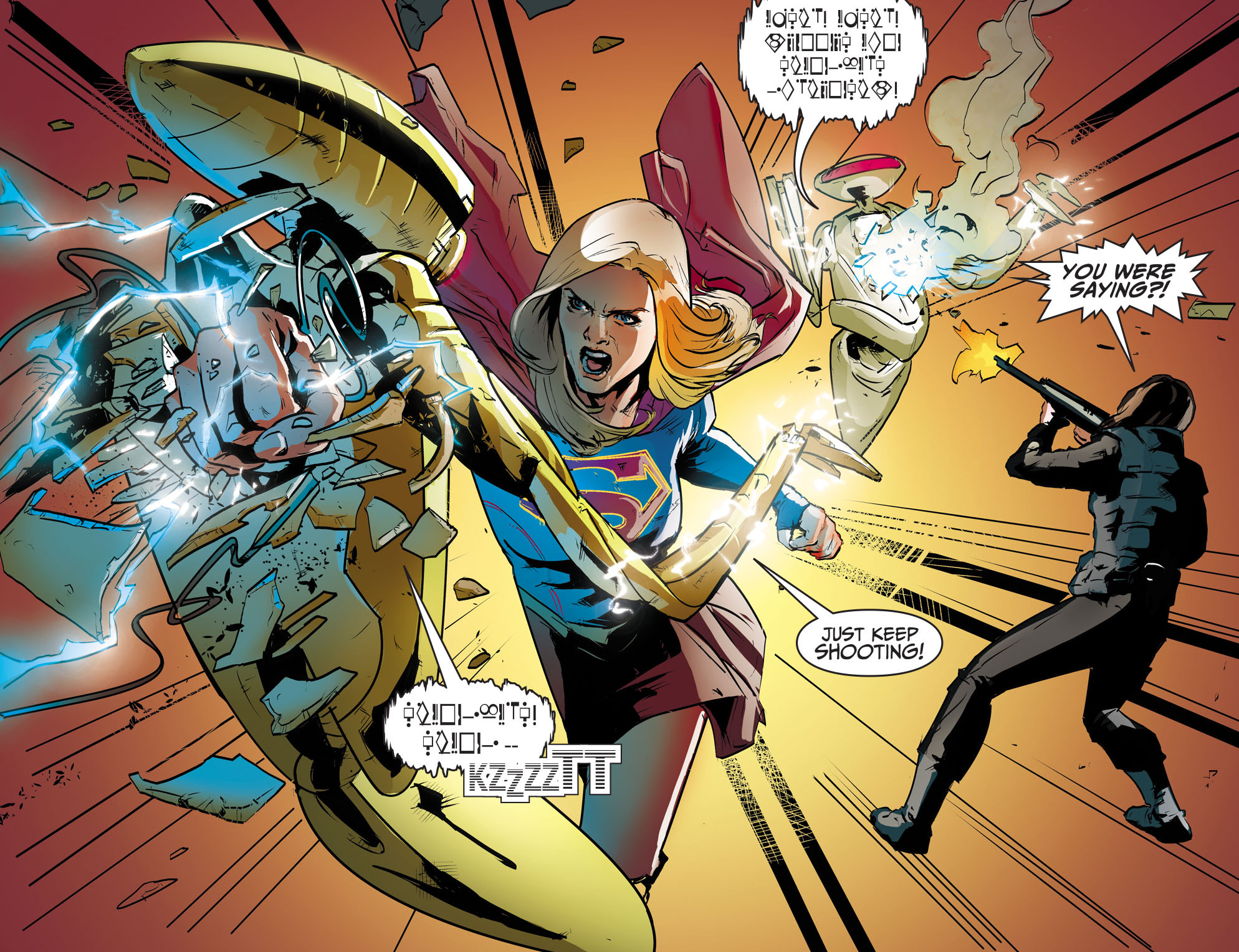 Read online Adventures of Supergirl comic -  Issue #8 - 16