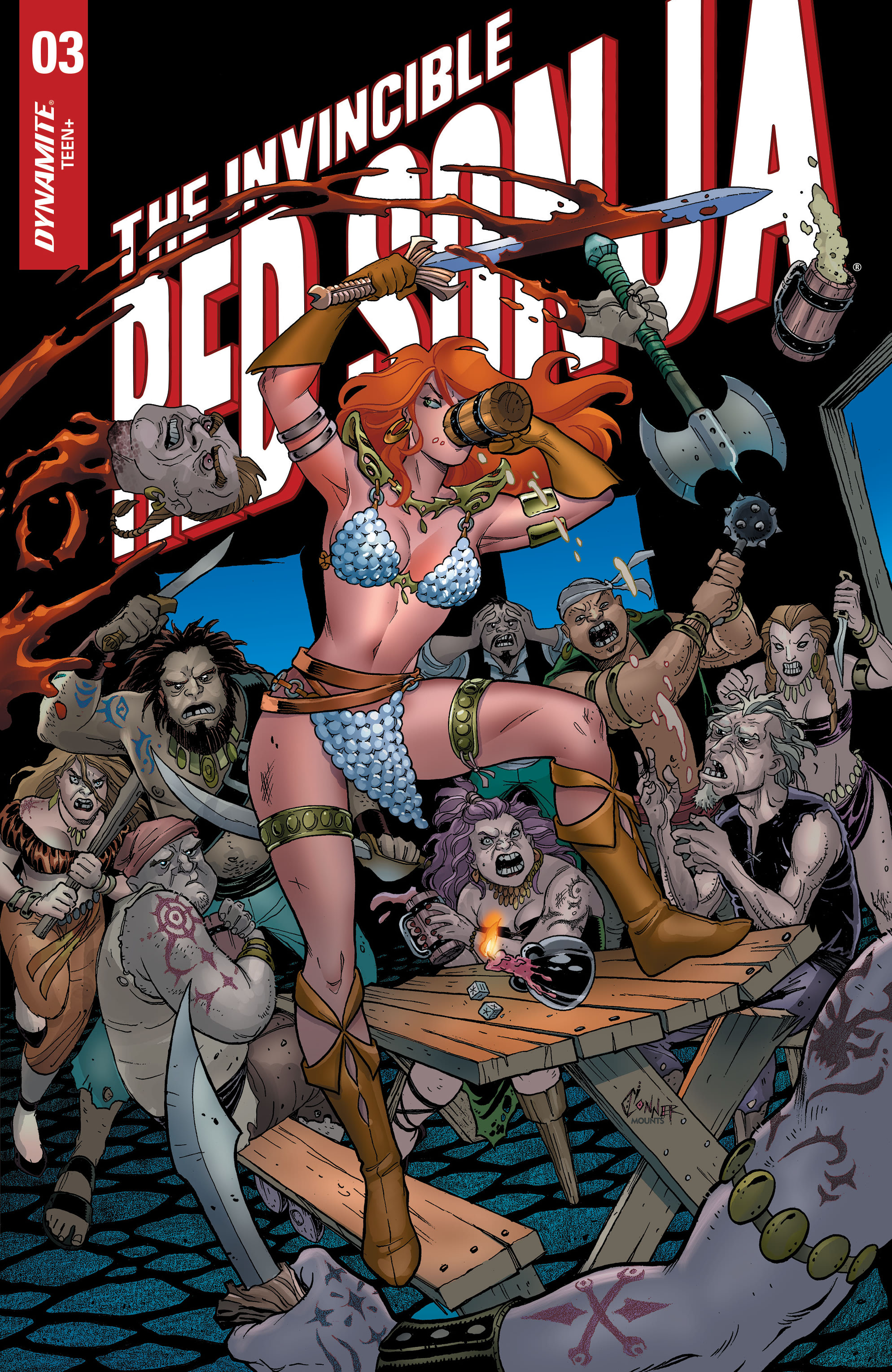 Read online The Invincible Red Sonja comic -  Issue #3 - 1