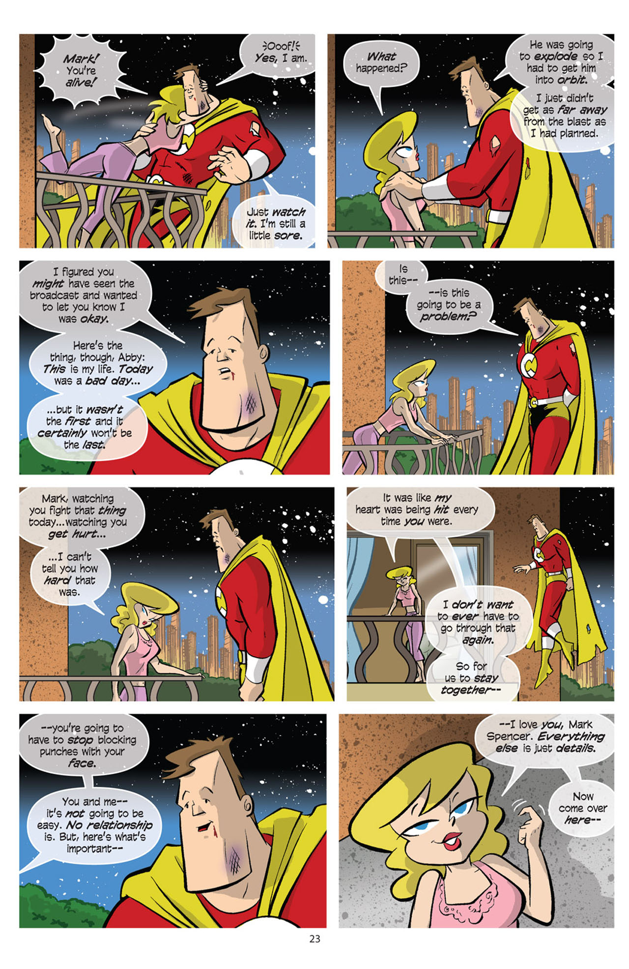 Read online Love and Capes comic -  Issue #1 - 24