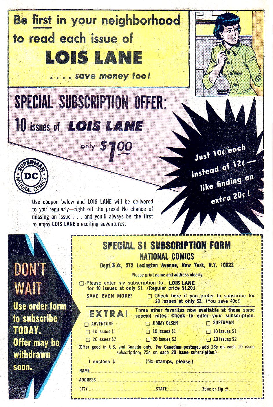 Read online Superman's Girl Friend, Lois Lane comic -  Issue #50 - 34