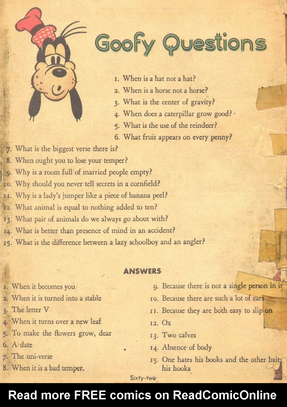 Read online Walt Disney's Comics and Stories comic -  Issue #9 - 64