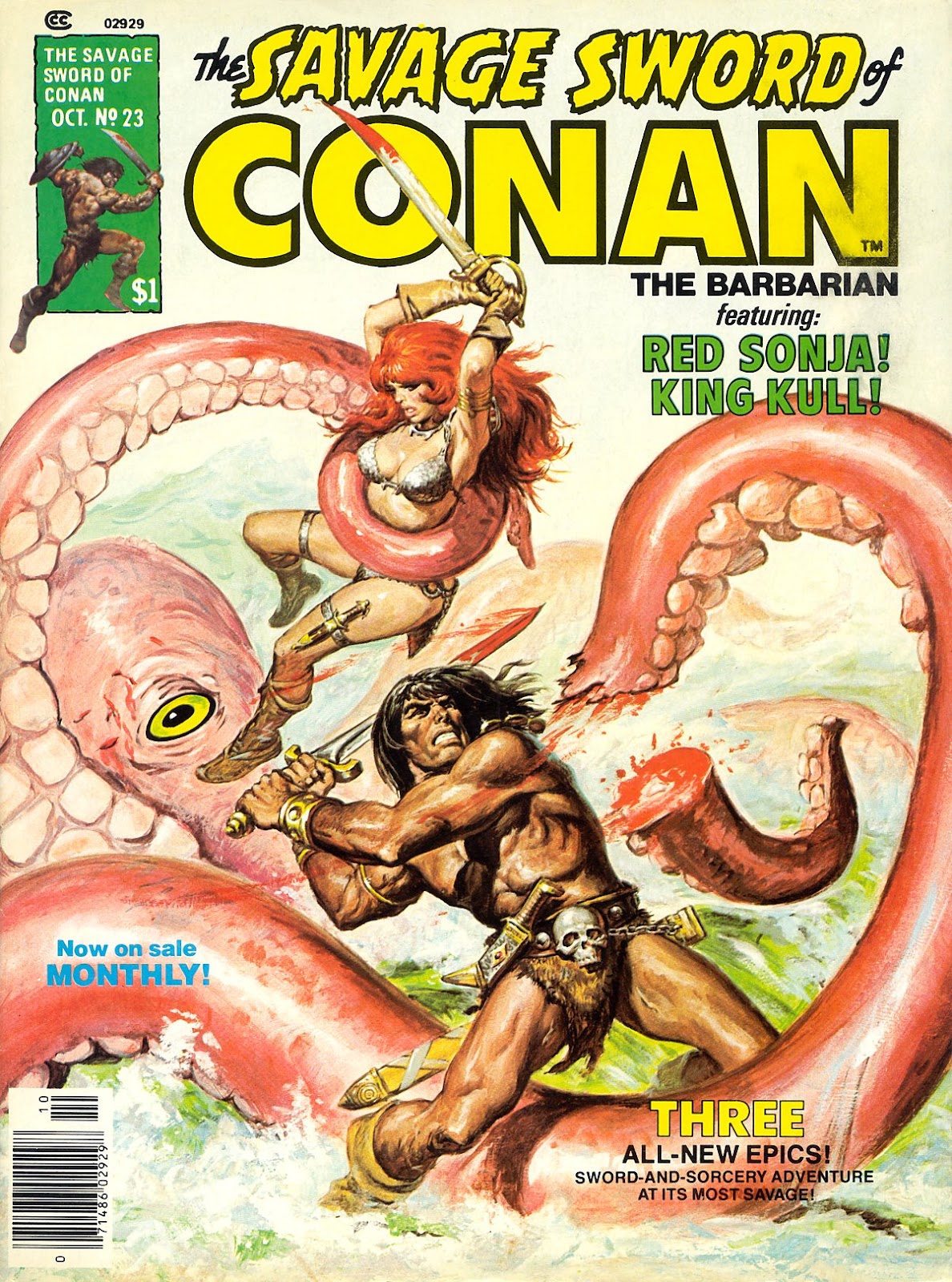 The Savage Sword Of Conan 23 Page 1