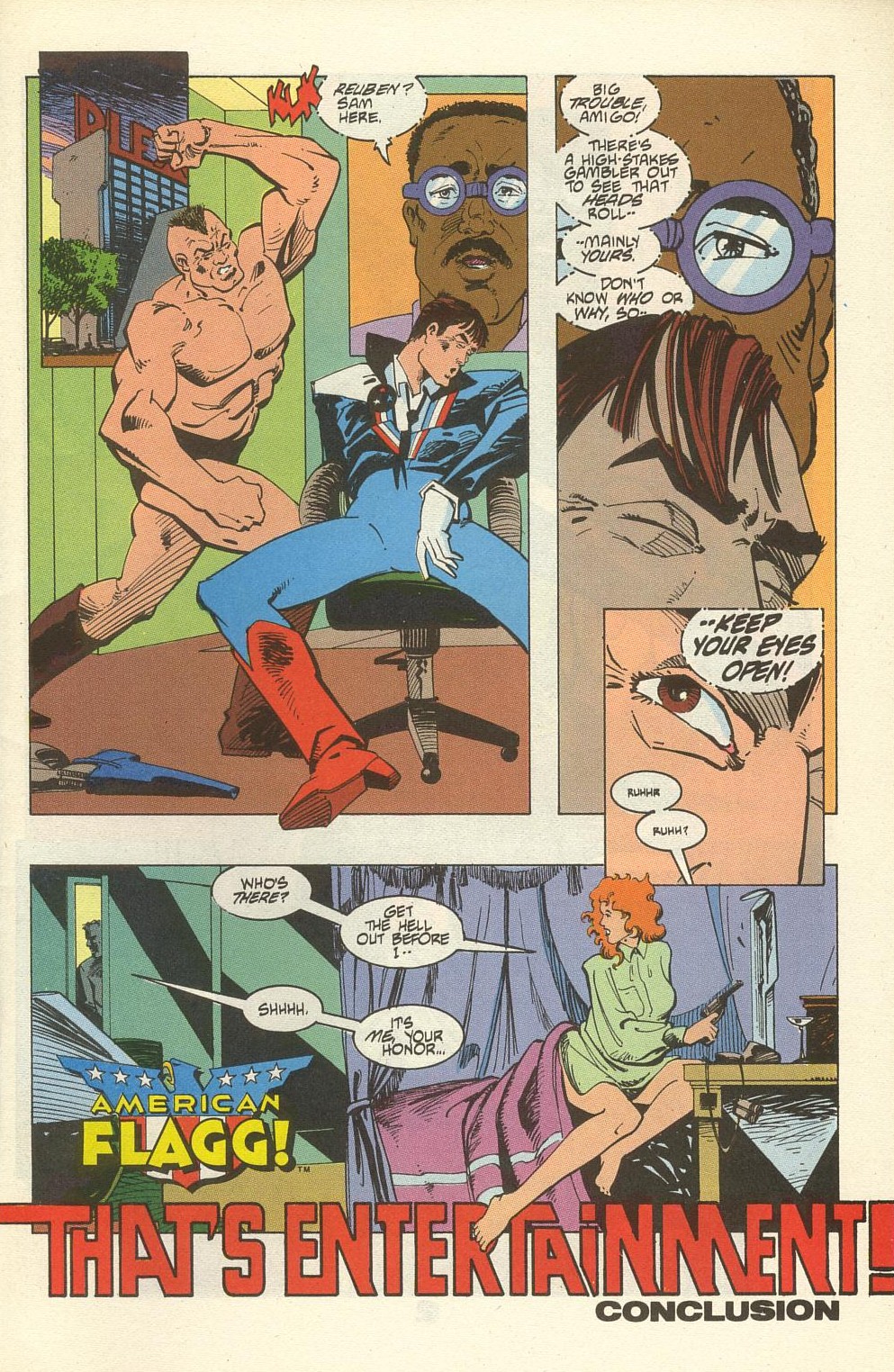 Read online American Flagg! comic -  Issue #34 - 3