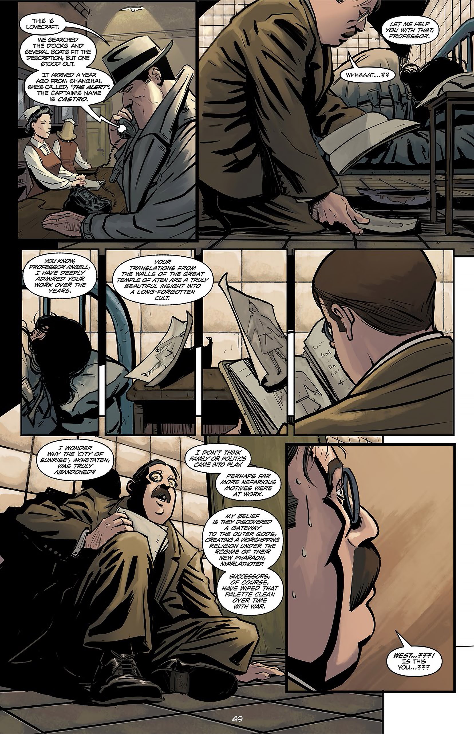 Read online Lovecraft P.I. - The Curious Case of ReAnimator comic -  Issue # TPB - 50