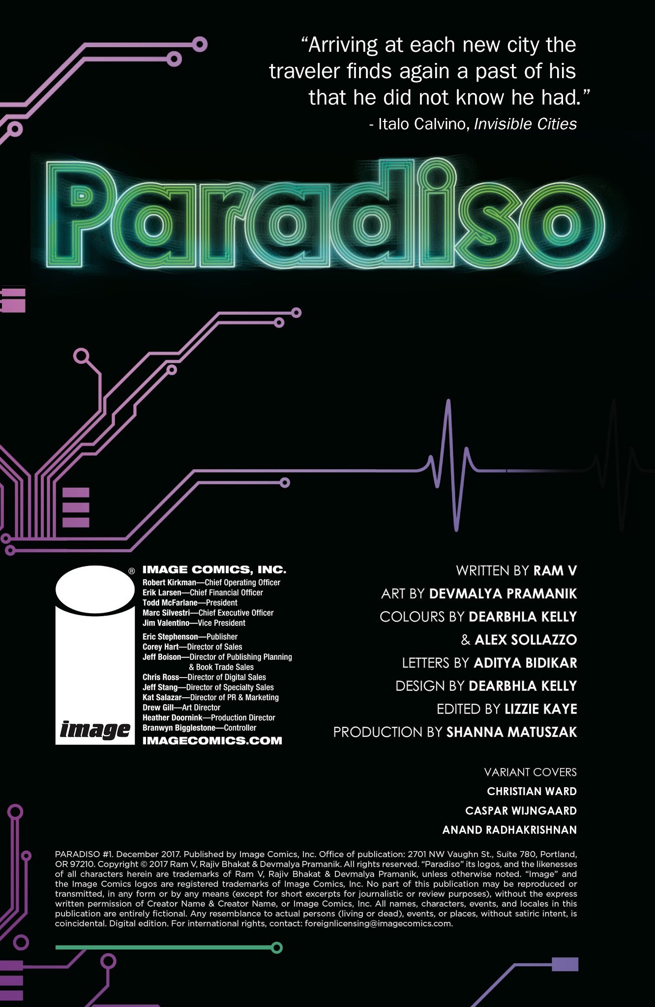 Read online Paradiso comic -  Issue #1 - 2