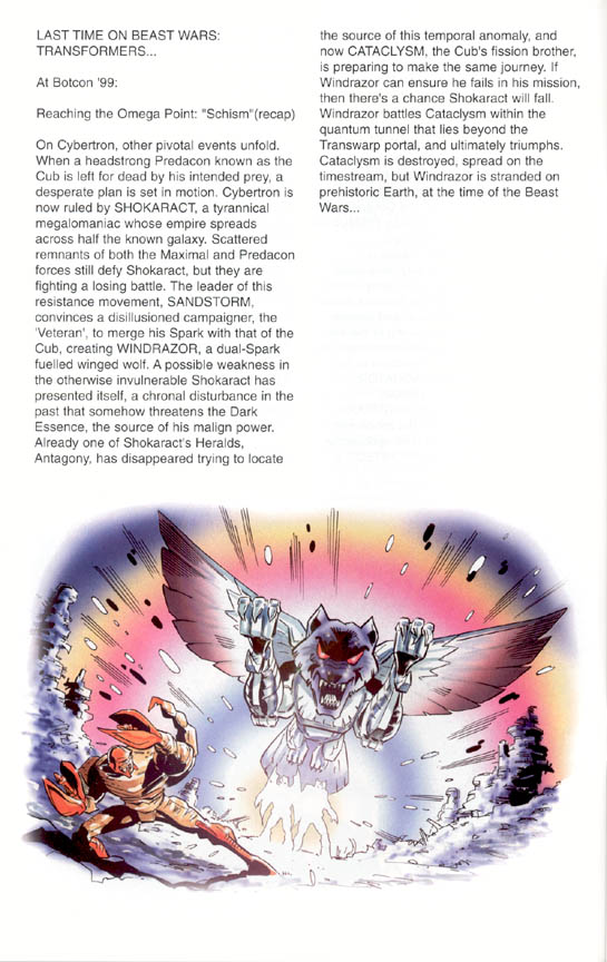 Read online Tales from the Beast Wars Transformers: Reaching the Omega Point comic -  Issue # Full - 12