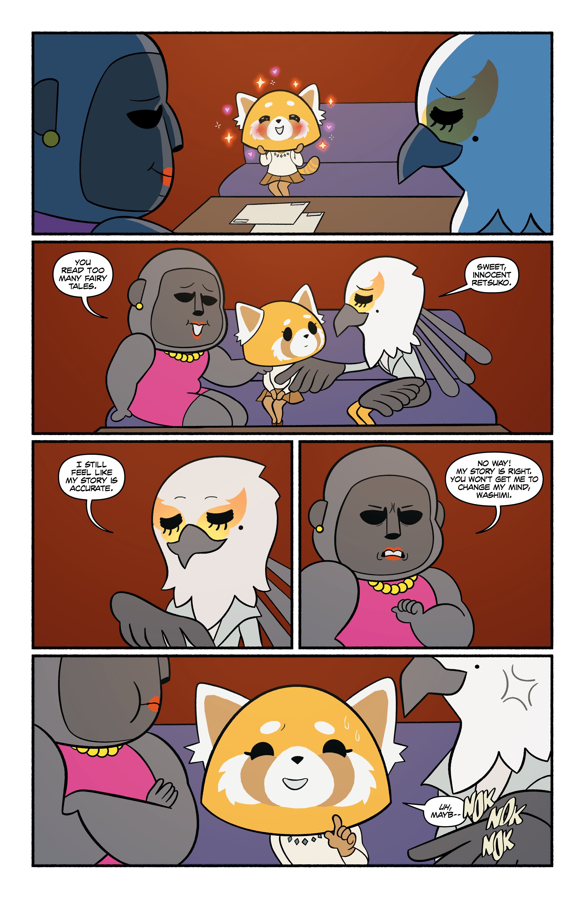 Read online Aggretsuko Meet Her Friends comic -  Issue #1 - 21