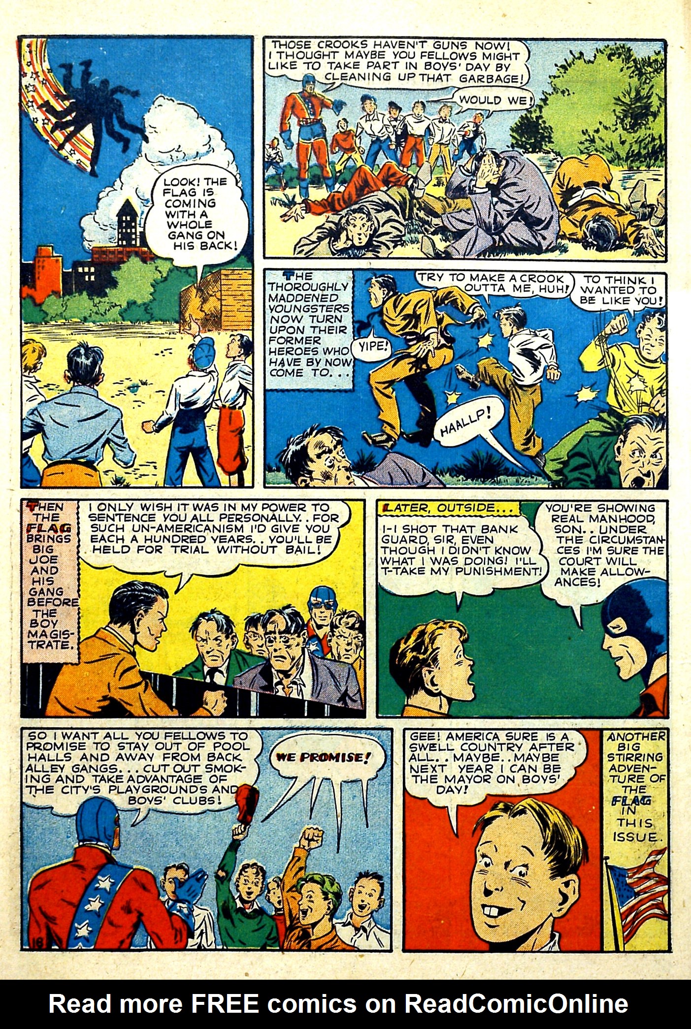 Read online Our Flag Comics comic -  Issue #3 - 17