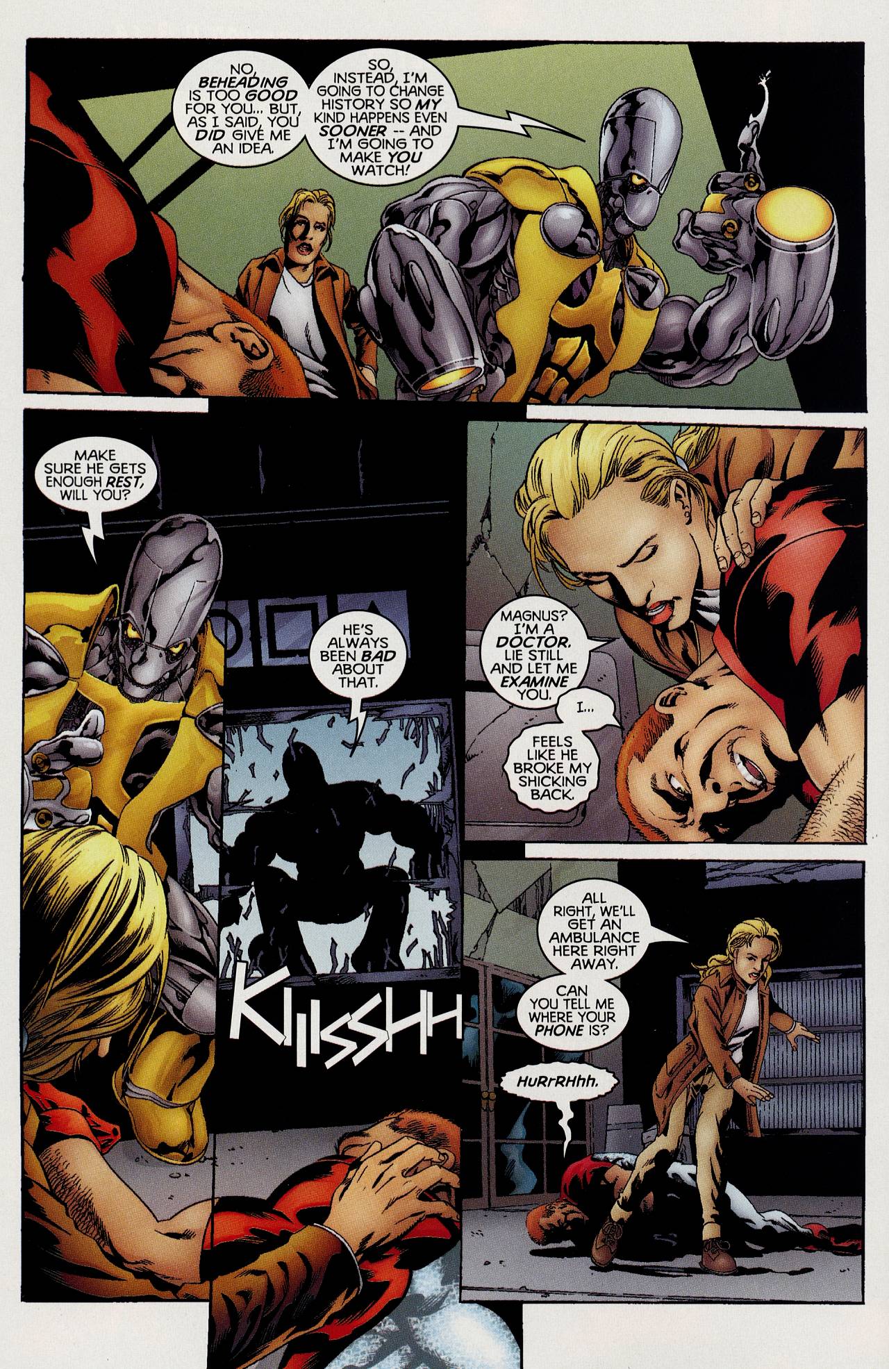 Read online Magnus Robot Fighter (1997) comic -  Issue #6 - 7