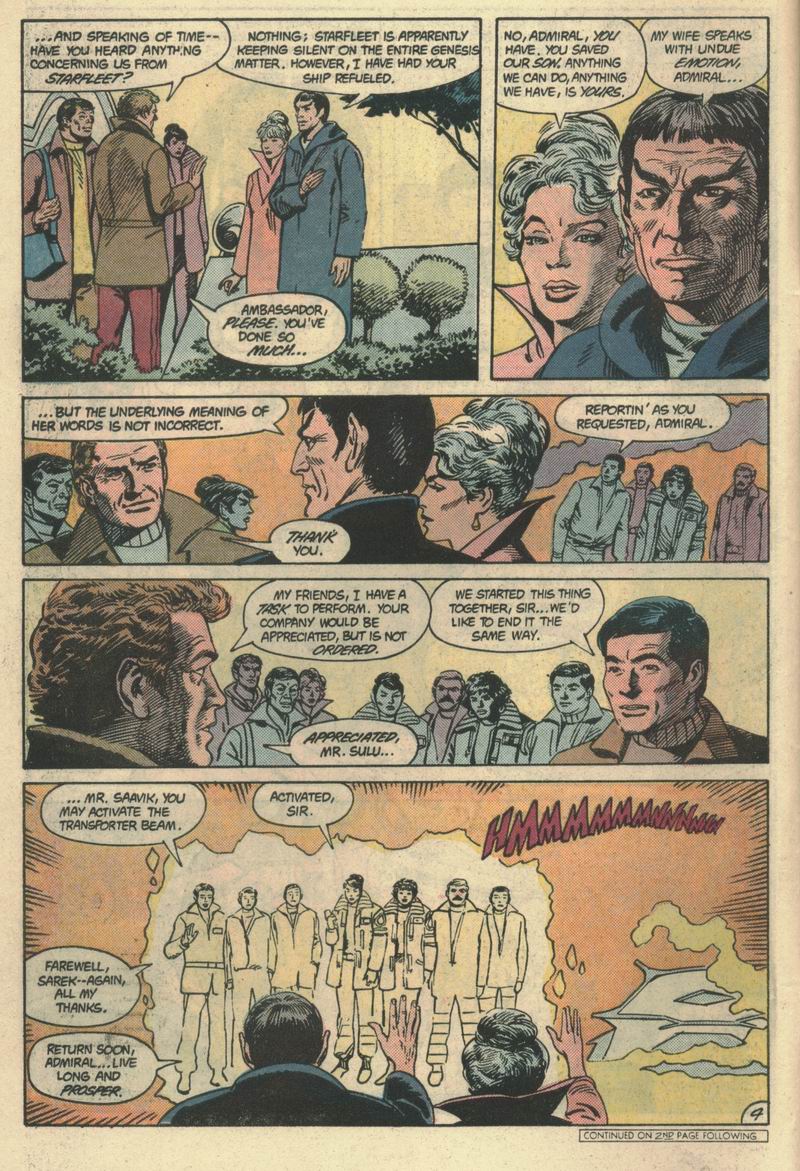 Read online Star Trek (1984) comic -  Issue #9 - 5