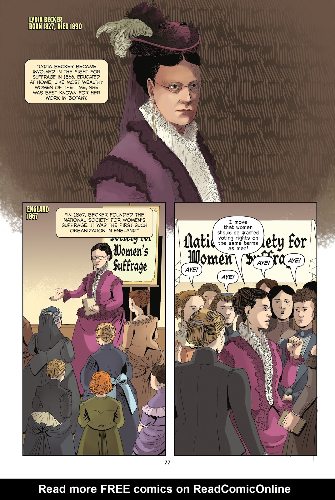 Amazons, Abolitionists, and Activists: A Graphic History of Women's Fight for Their Rights issue TPB (Part 1) - Page 75