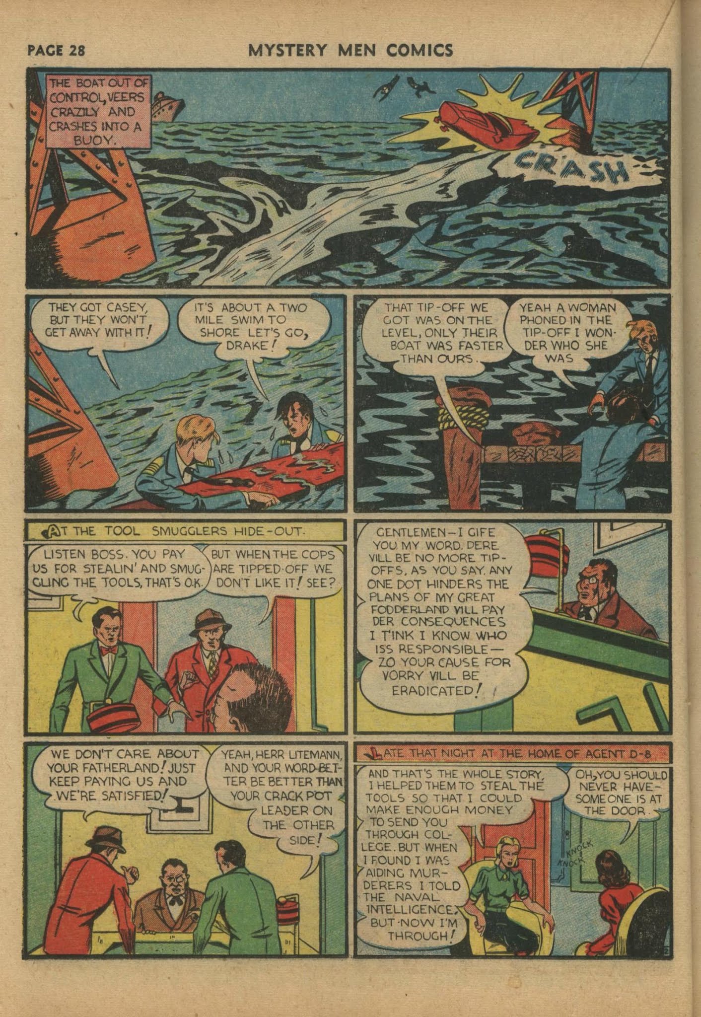 Read online Mystery Men Comics comic -  Issue #19 - 30