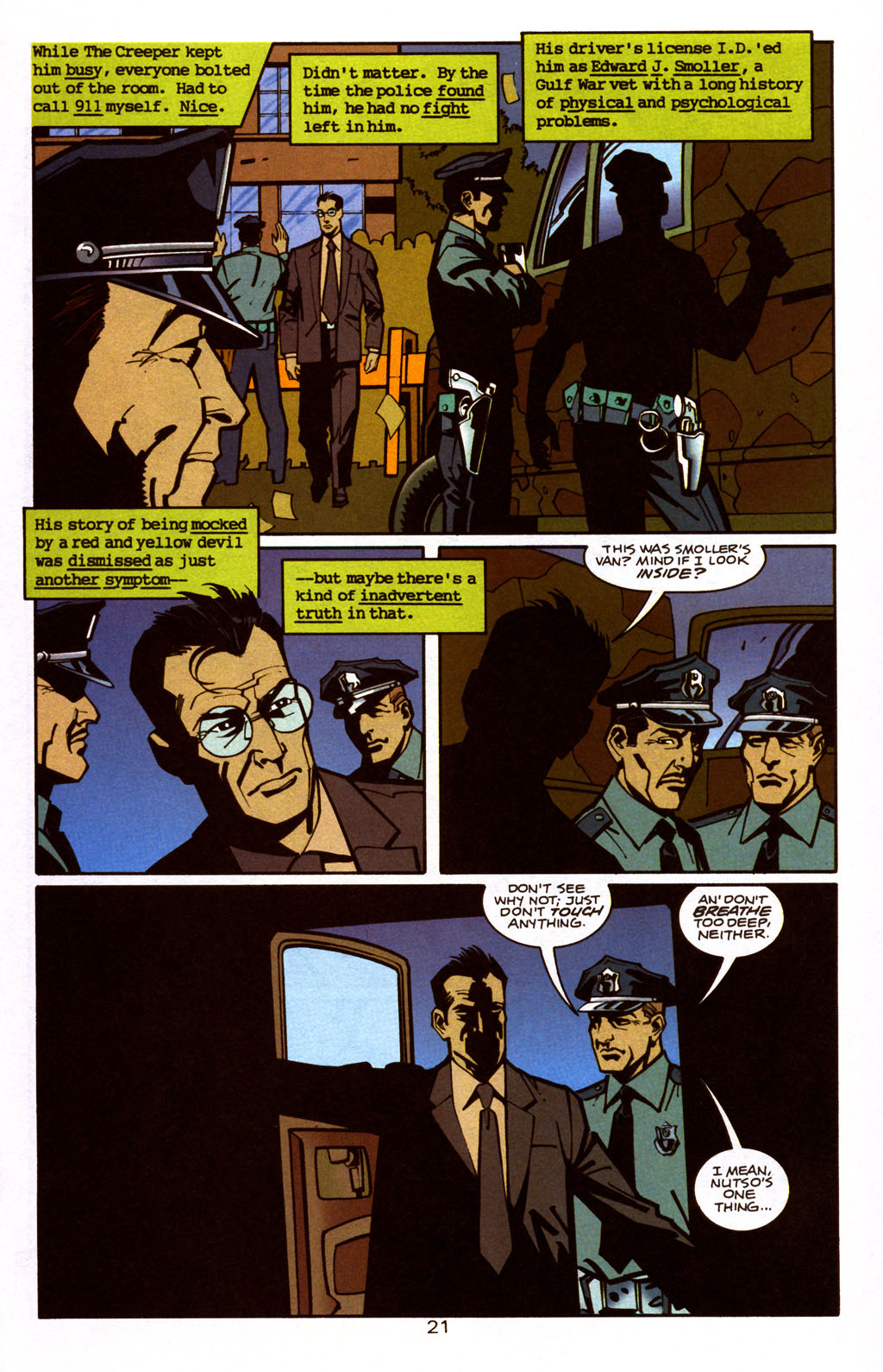 Read online The Creeper (1997) comic -  Issue #5 - 22