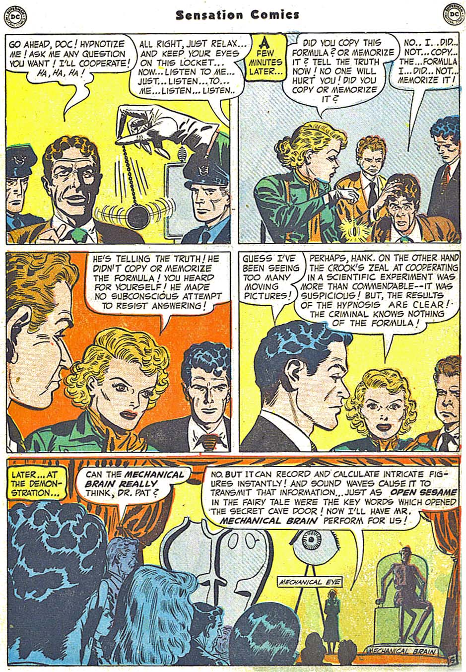 Read online Sensation (Mystery) Comics comic -  Issue #101 - 21