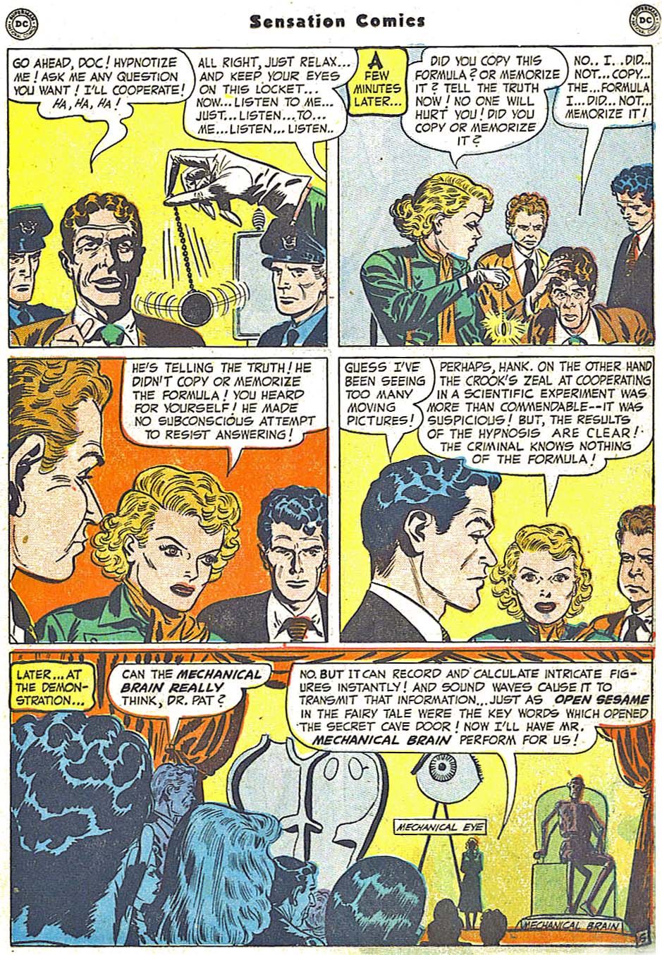 Read online Sensation (Mystery) Comics comic -  Issue #101 - 21