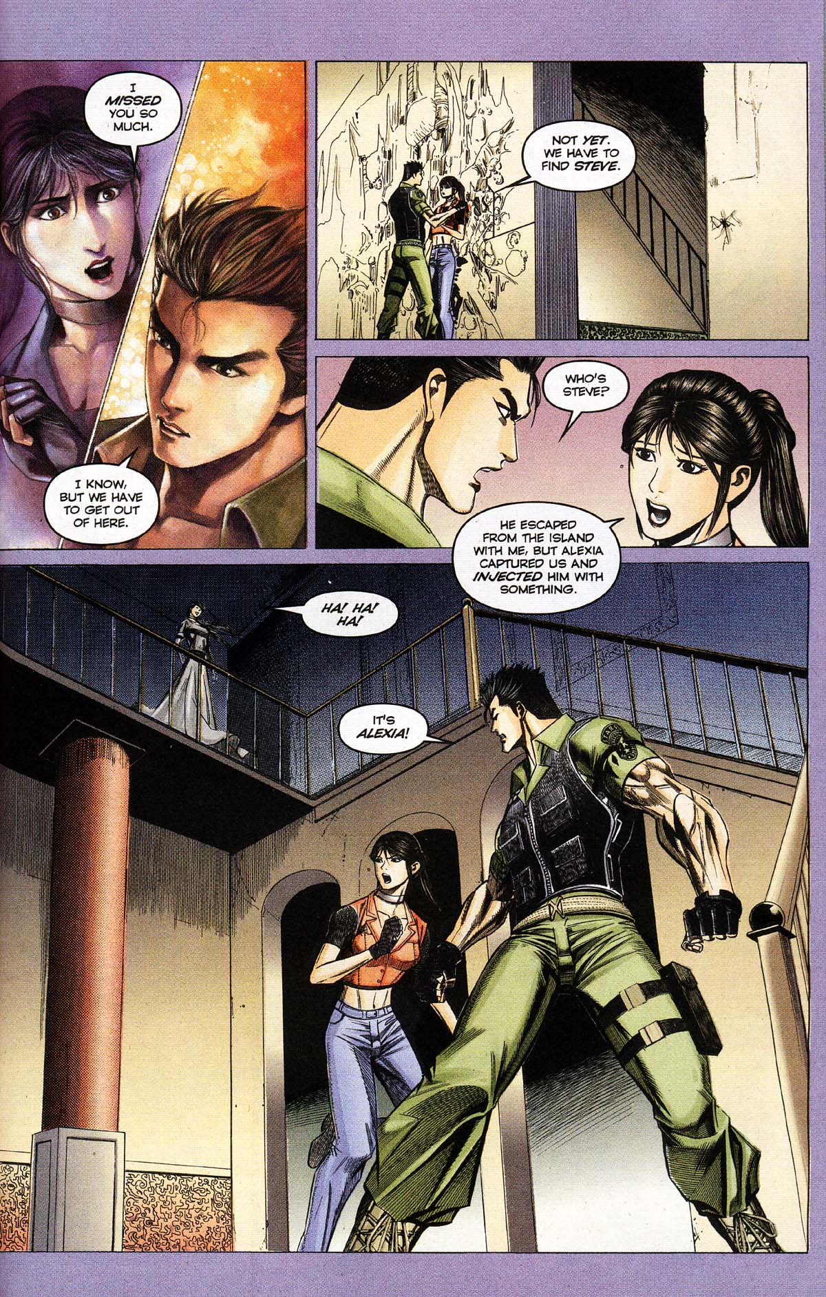 Read online Resident Evil Code: Veronica comic -  Issue #4 - 97
