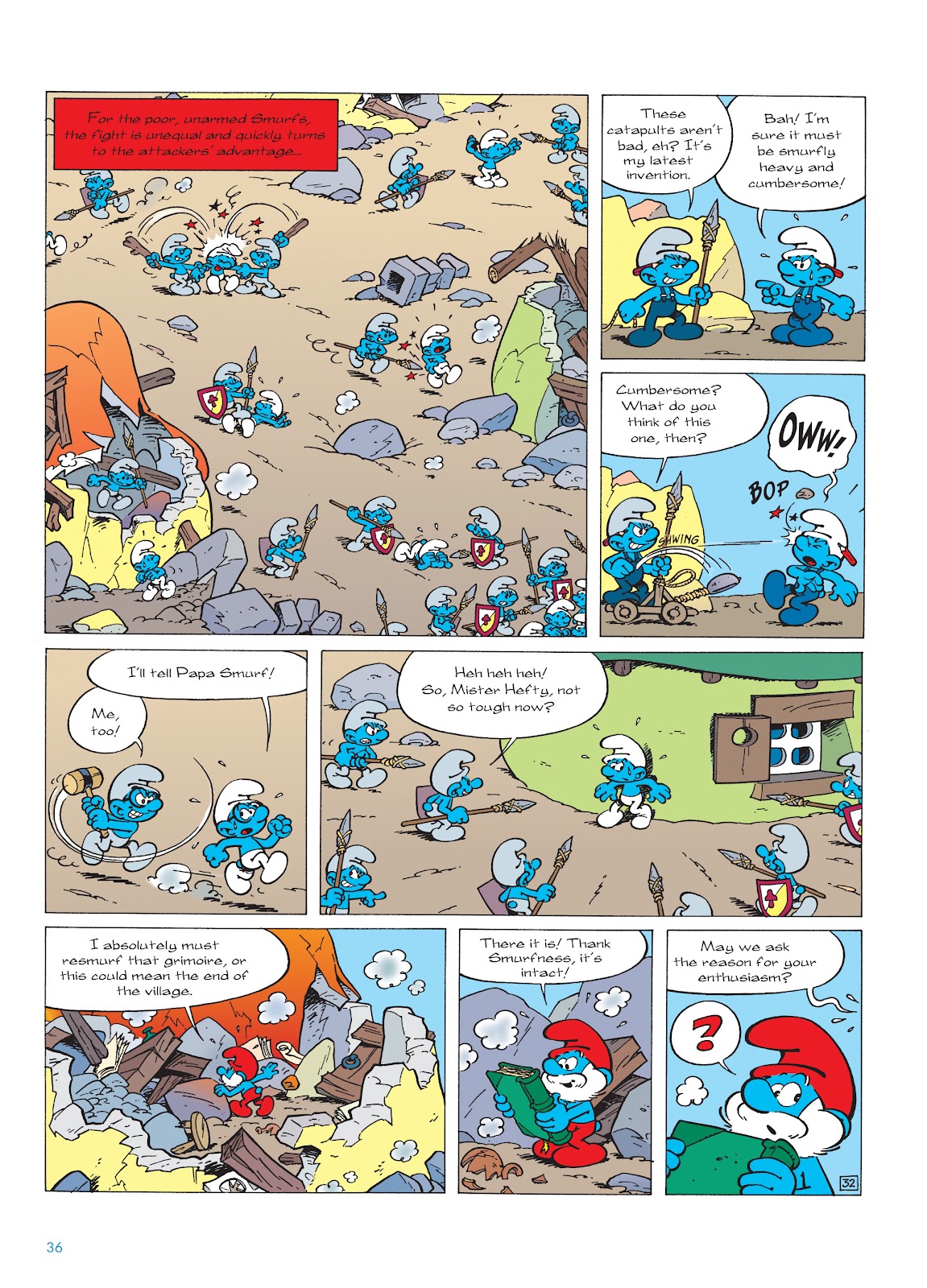 Read online The Smurfs comic -  Issue #22 - 37