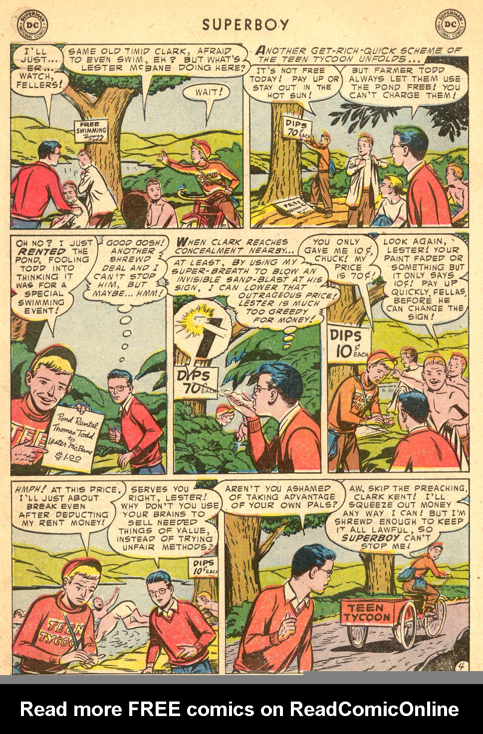 Read online Superboy (1949) comic -  Issue #39 - 5