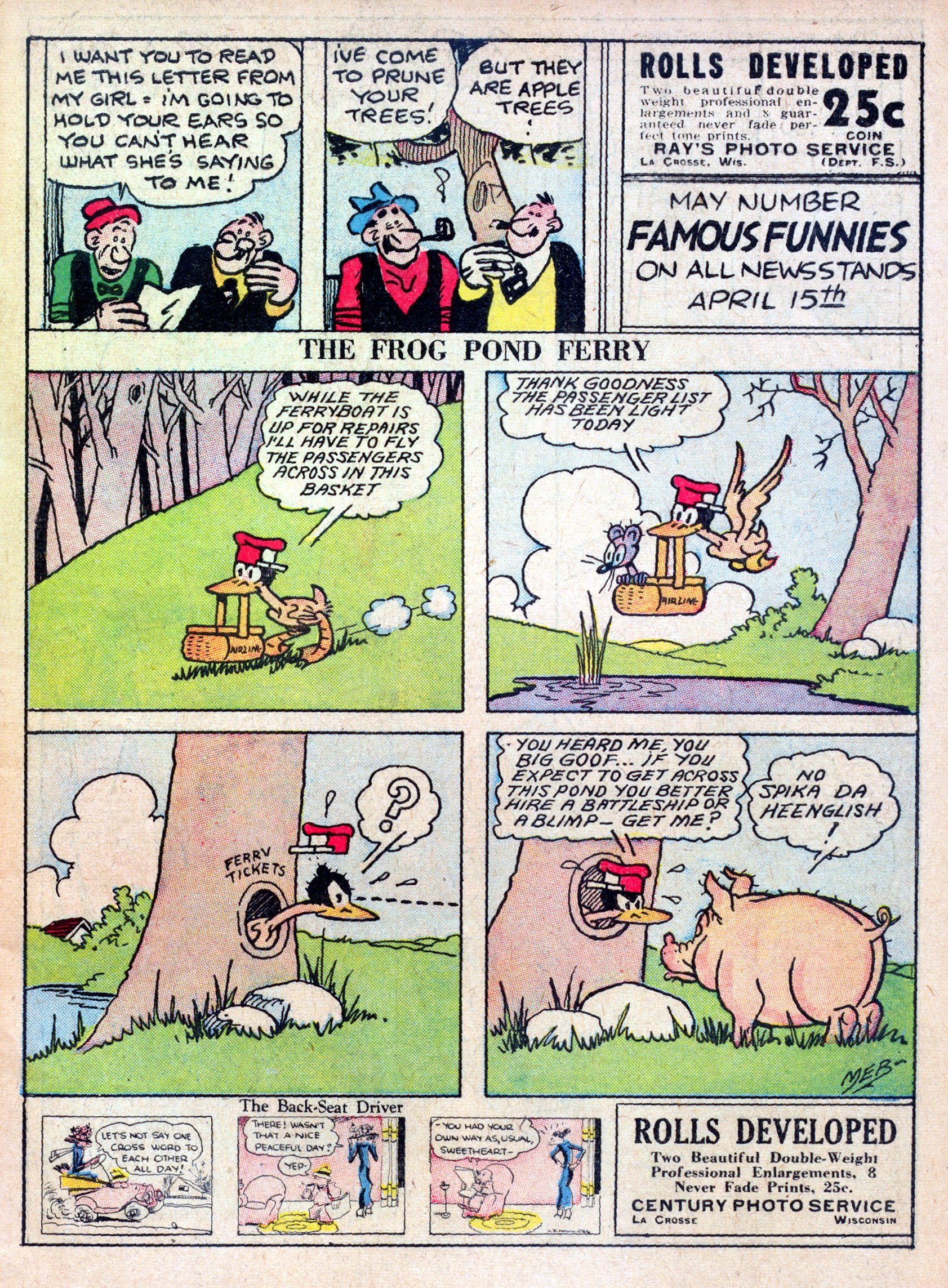 Read online Famous Funnies comic -  Issue #45 - 3