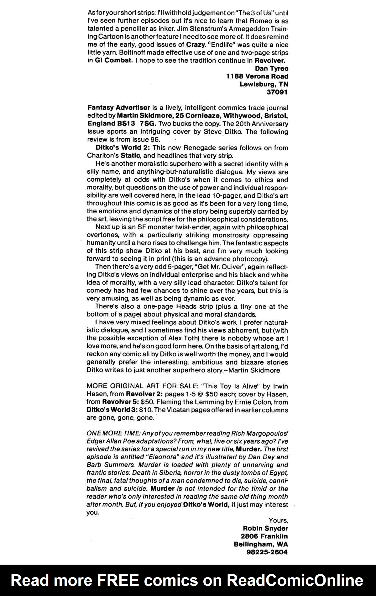 Read online Ditko's World featuring Static comic -  Issue #3 - 12