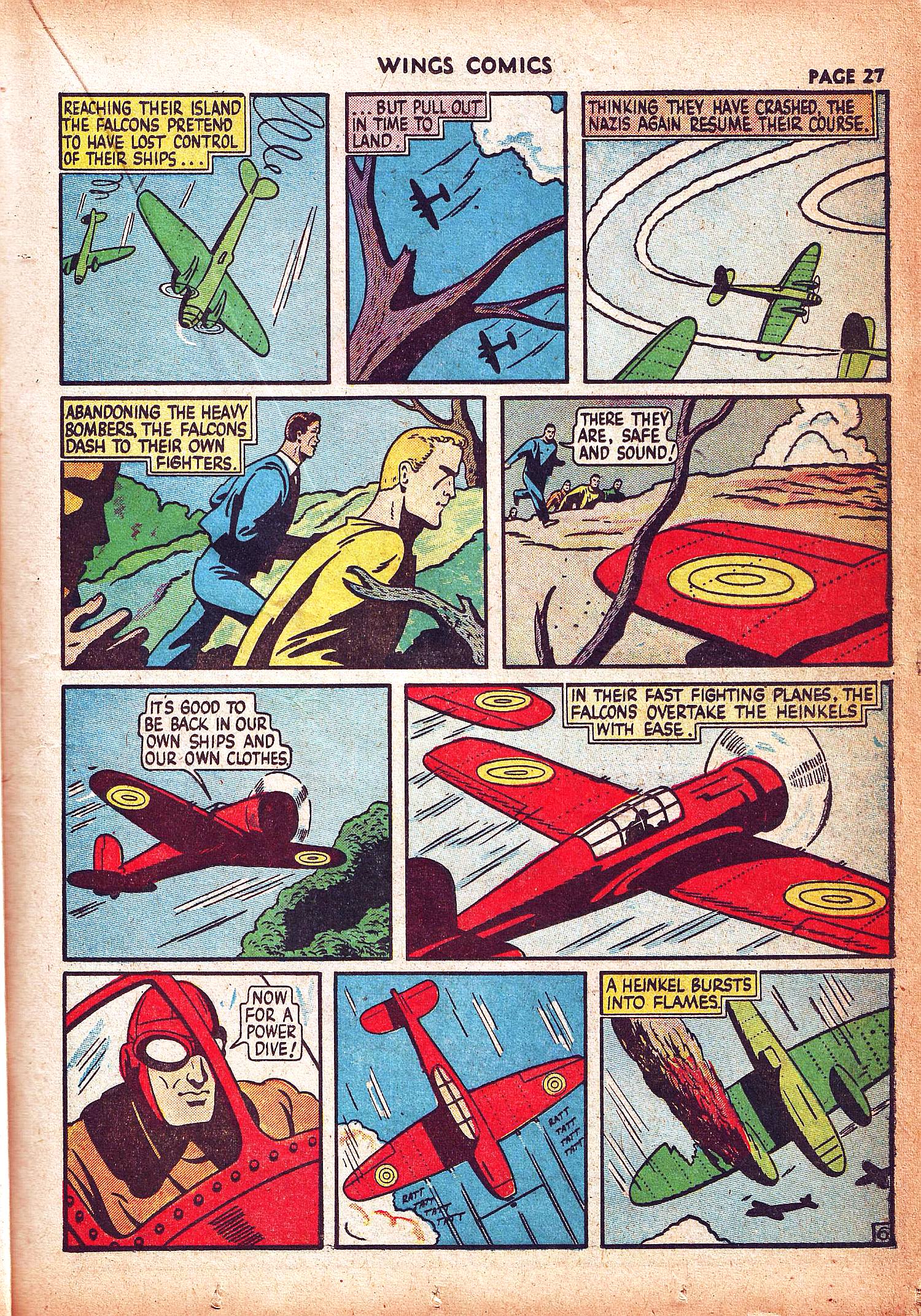 Read online Wings Comics comic -  Issue #3 - 29