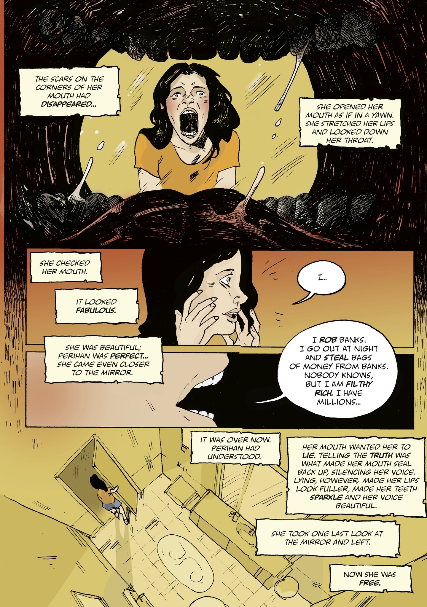 Read online Perihan The Girl Without A Mouth comic -  Issue # TPB - 43