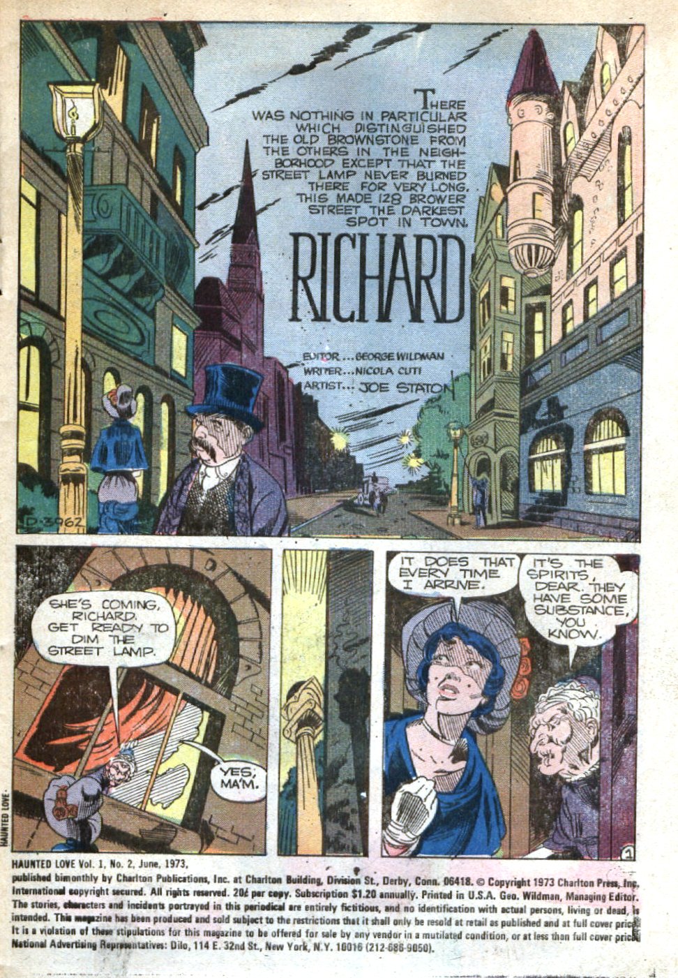 Read online Haunted Love (1973) comic -  Issue #2 - 3