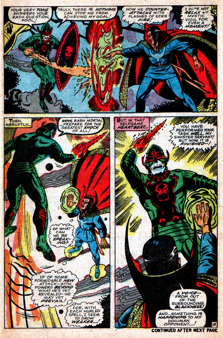 Read online Marvel Masterworks: Doctor Strange comic -  Issue # TPB 3 - 62