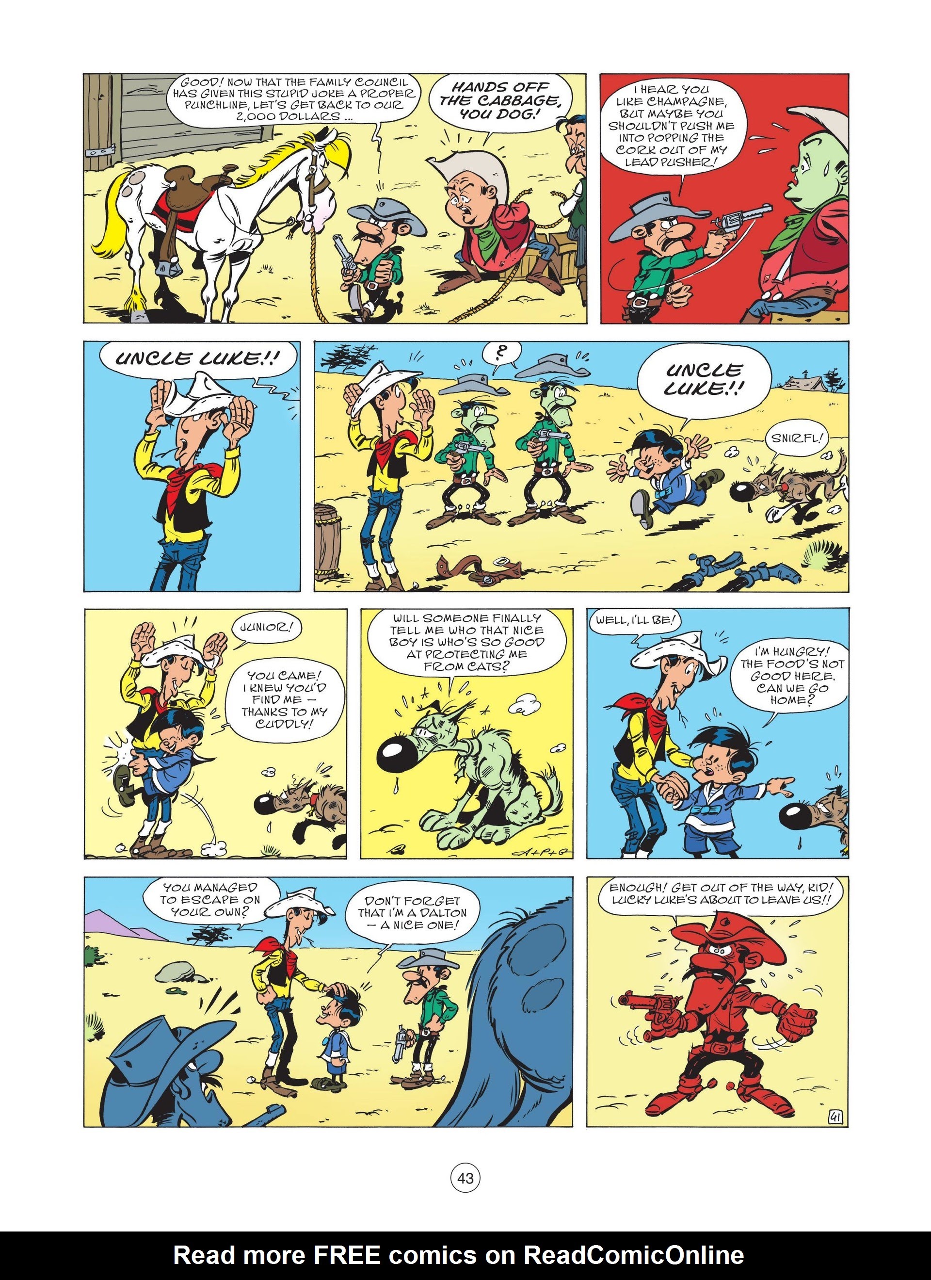 Read online A Lucky Luke Adventure comic -  Issue #78 - 45