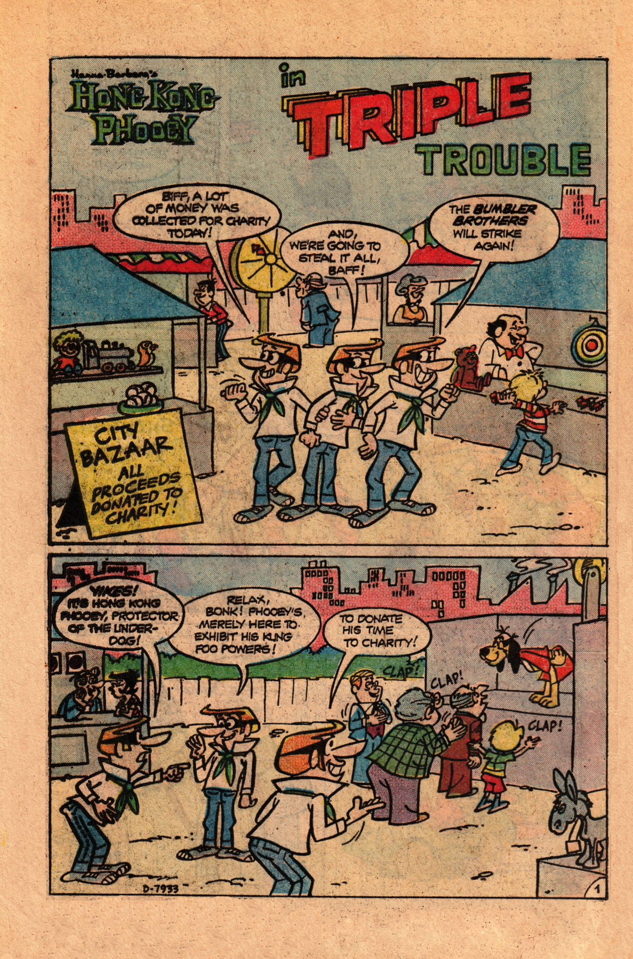 Read online Hong Kong Phooey comic -  Issue #7 - 12