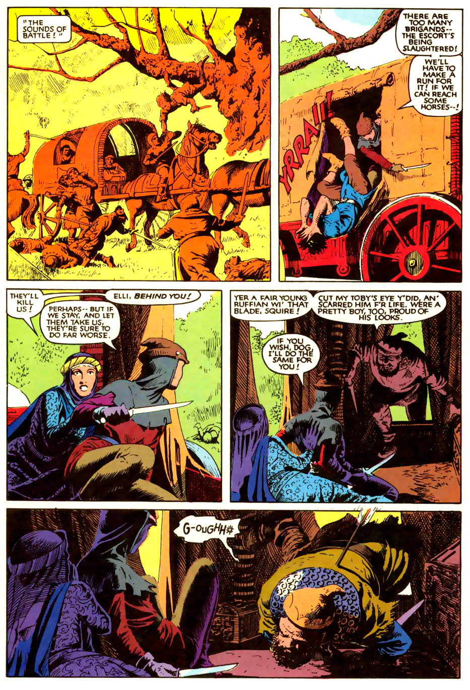 Read online The Black Dragon comic -  Issue #1 - 21