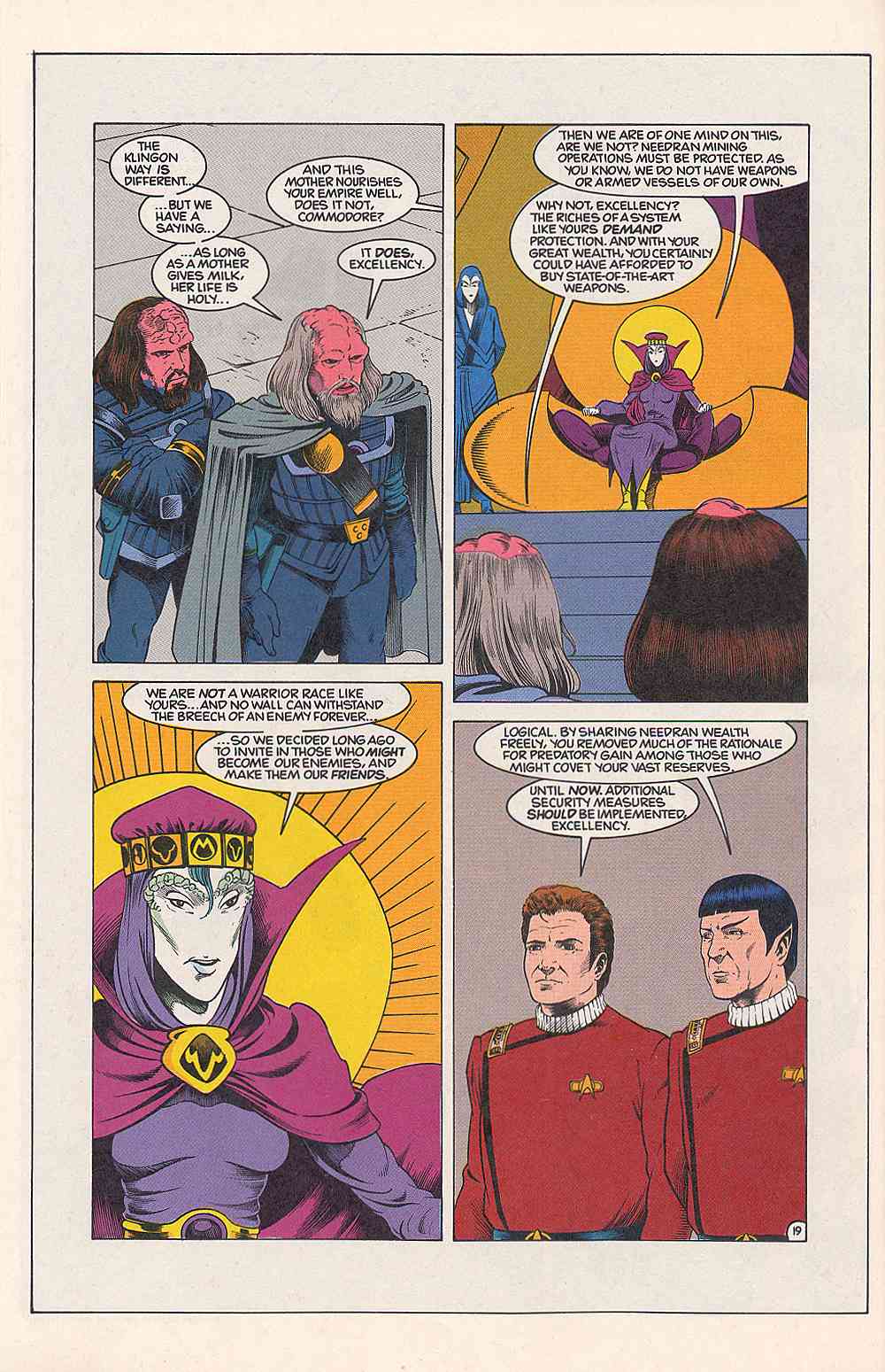 Read online Star Trek (1989) comic -  Issue #17 - 19