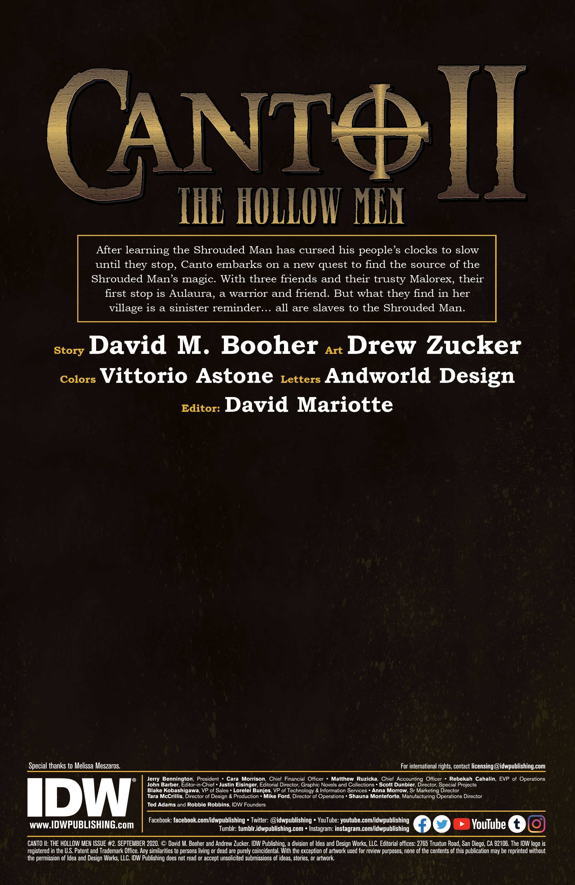 Read online Canto II: The Hollow Men comic -  Issue #2 - 2