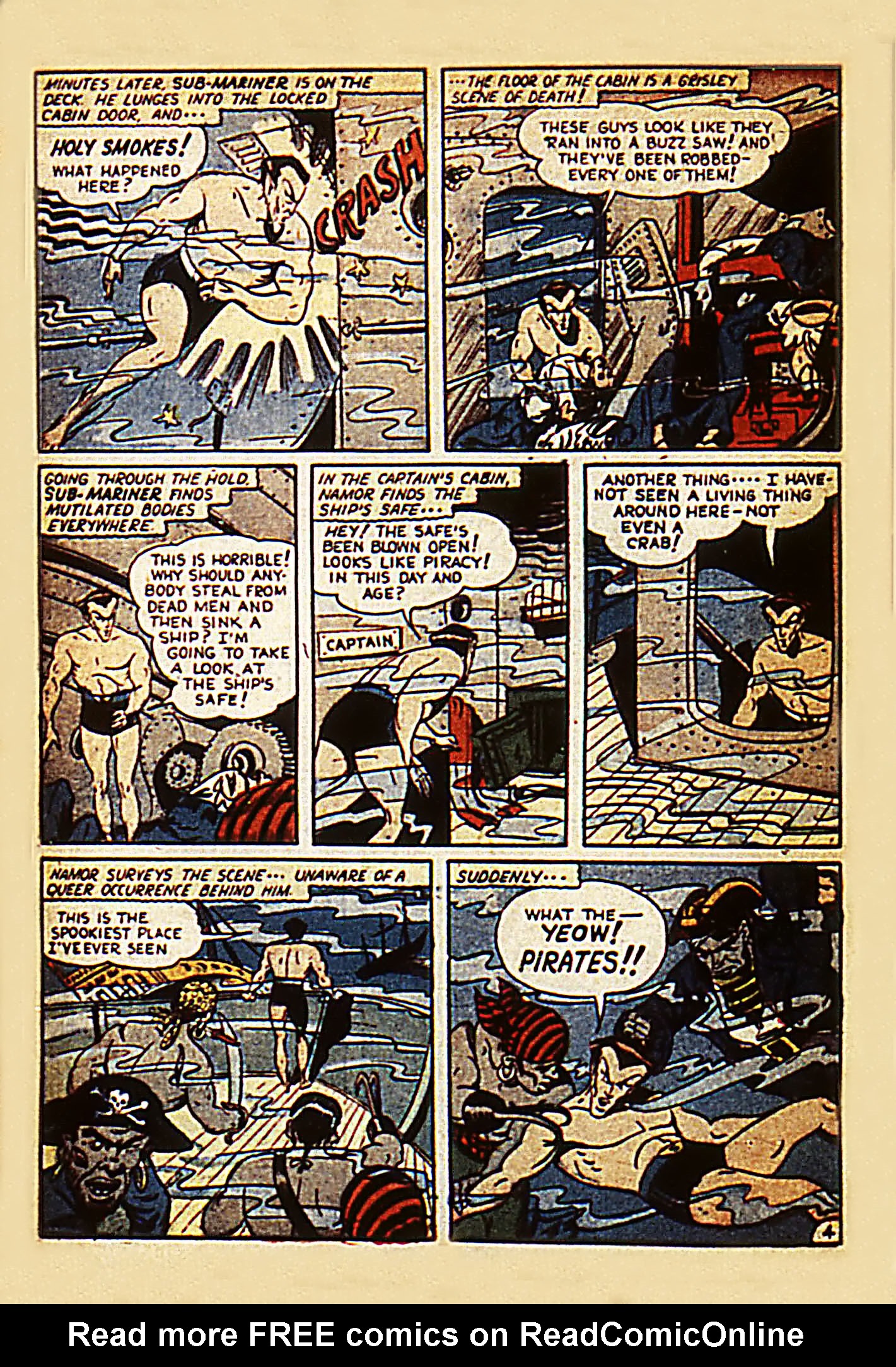 Read online Sub-Mariner Comics comic -  Issue #7 - 6