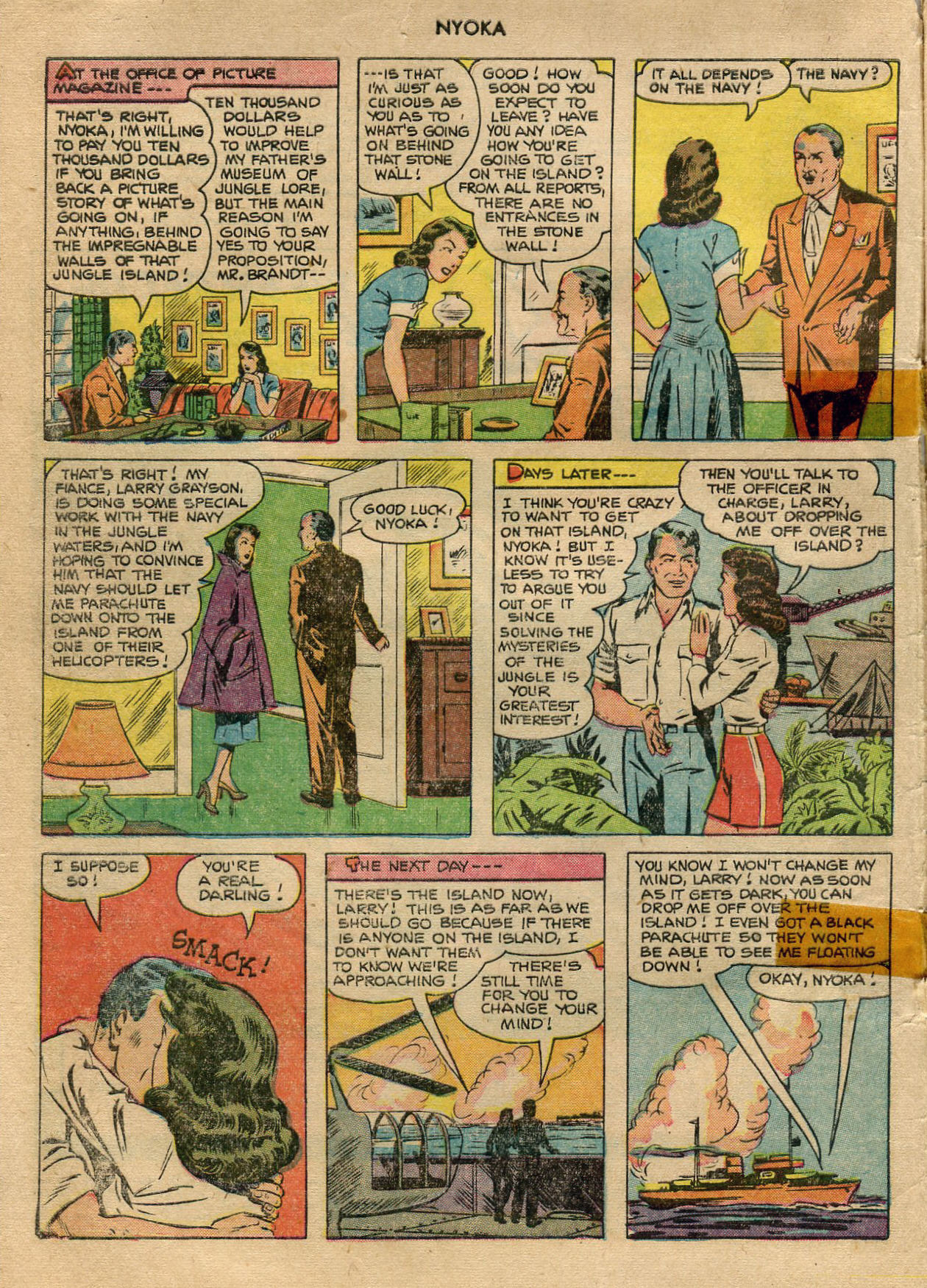 Read online Nyoka the Jungle Girl (1945) comic -  Issue #63 - 4