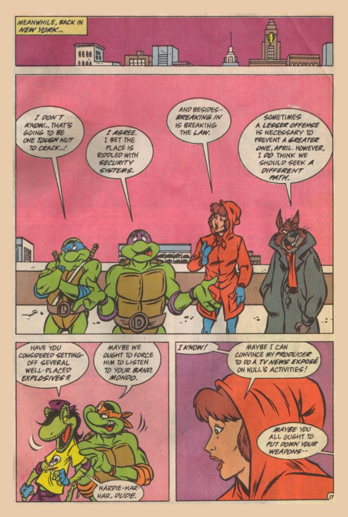 Read online Teenage Mutant Ninja Turtles Adventures (1989) comic -  Issue #19 - 18