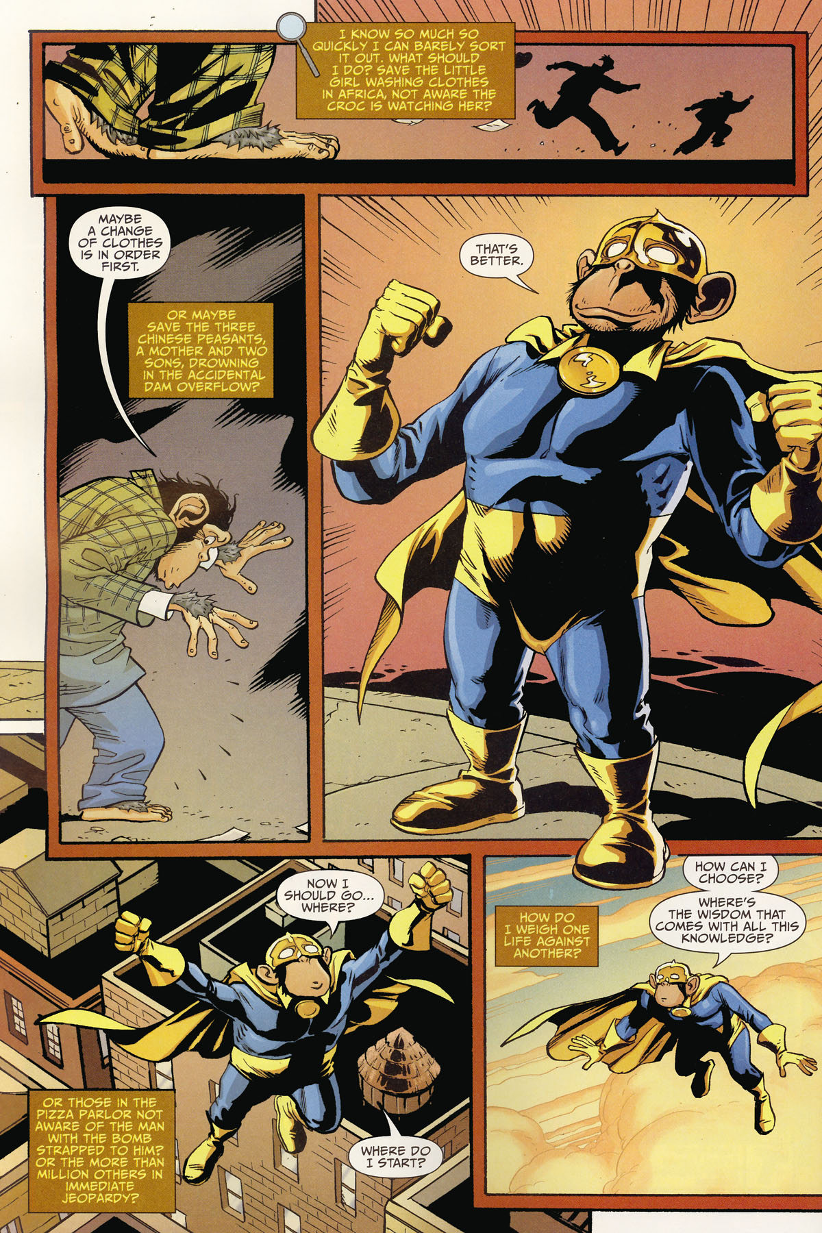 Read online The Helmet of Fate: Detective Chimp comic -  Issue # Full - 15