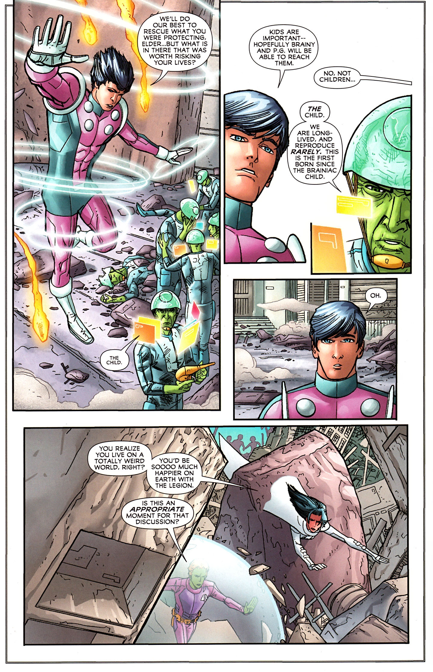 Read online Legion of Super-Heroes (2011) comic -  Issue #0 - 16