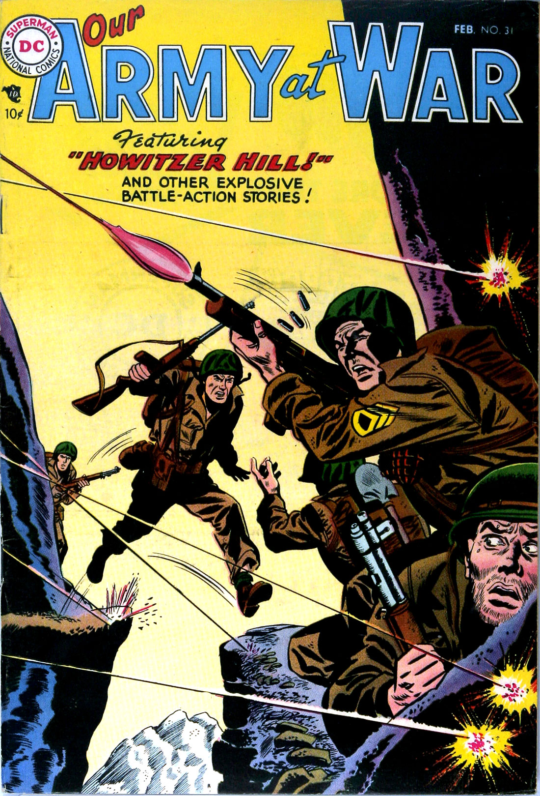 Read online Our Army at War (1952) comic -  Issue #31 - 1