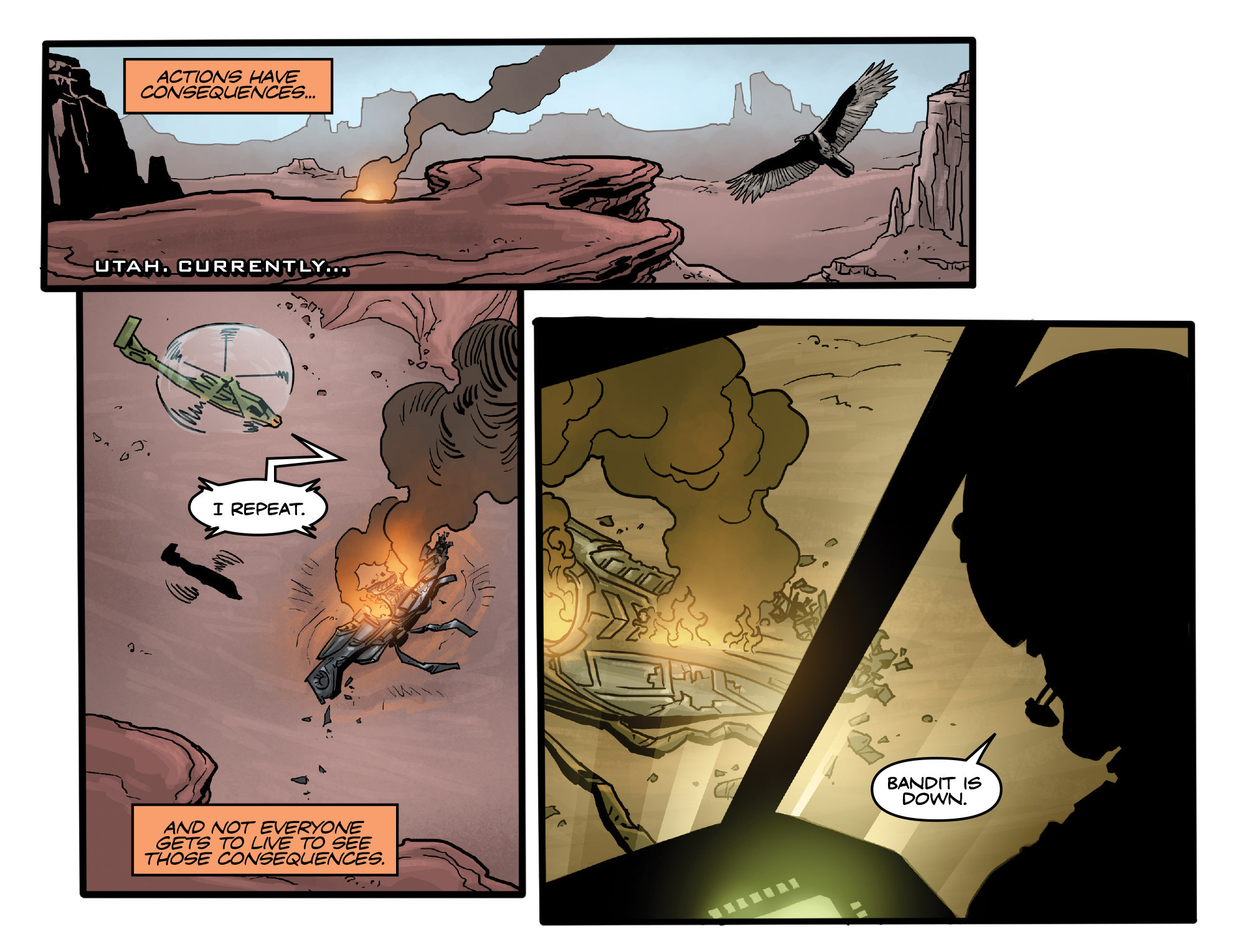 Read online Airwolf Airstrikes comic -  Issue #7 - 7