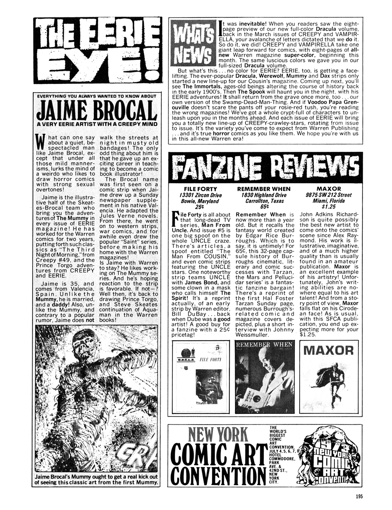 Read online Eerie Archives comic -  Issue # TPB 10 - 196