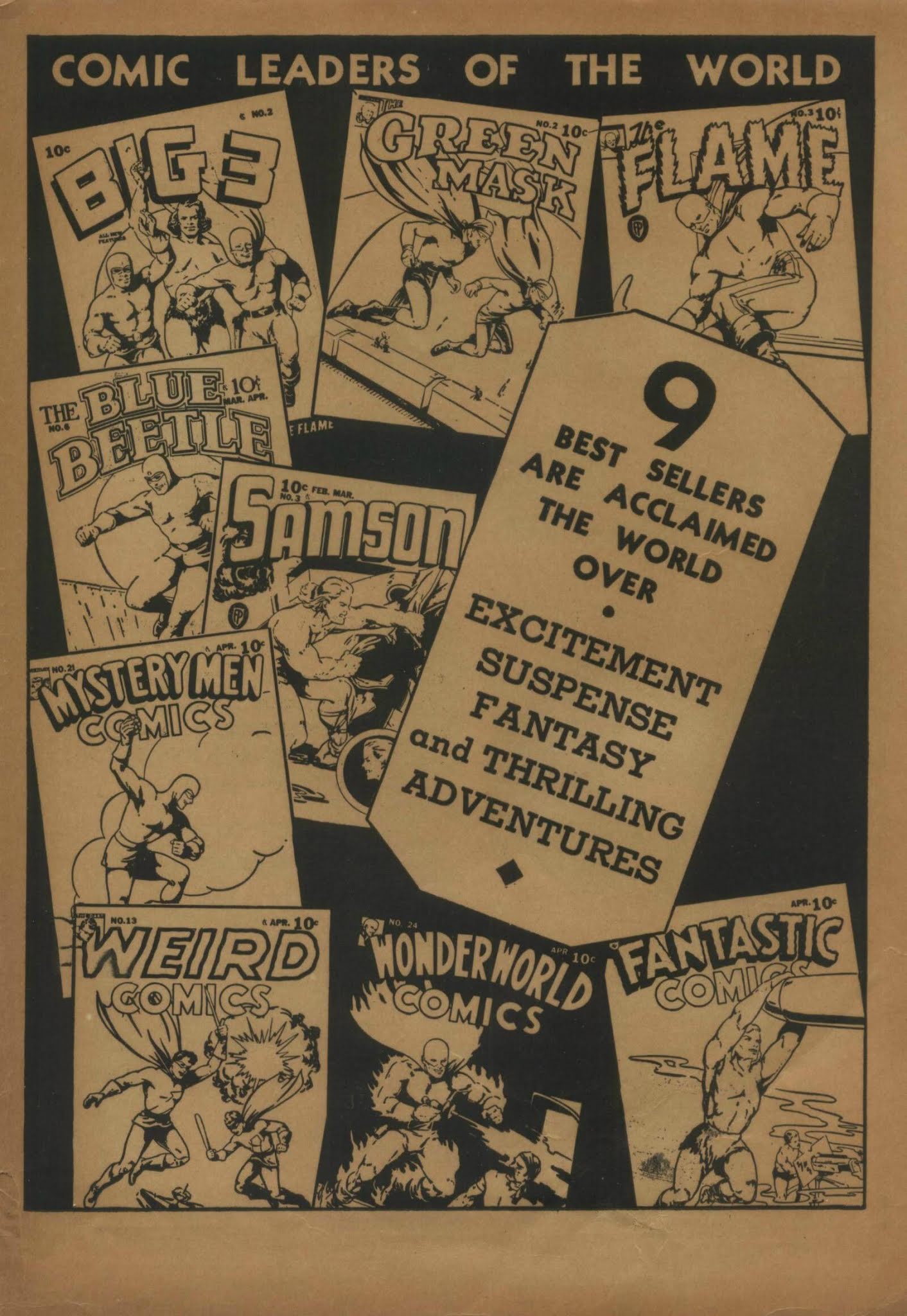 Read online Mystery Men Comics comic -  Issue #21 - 67